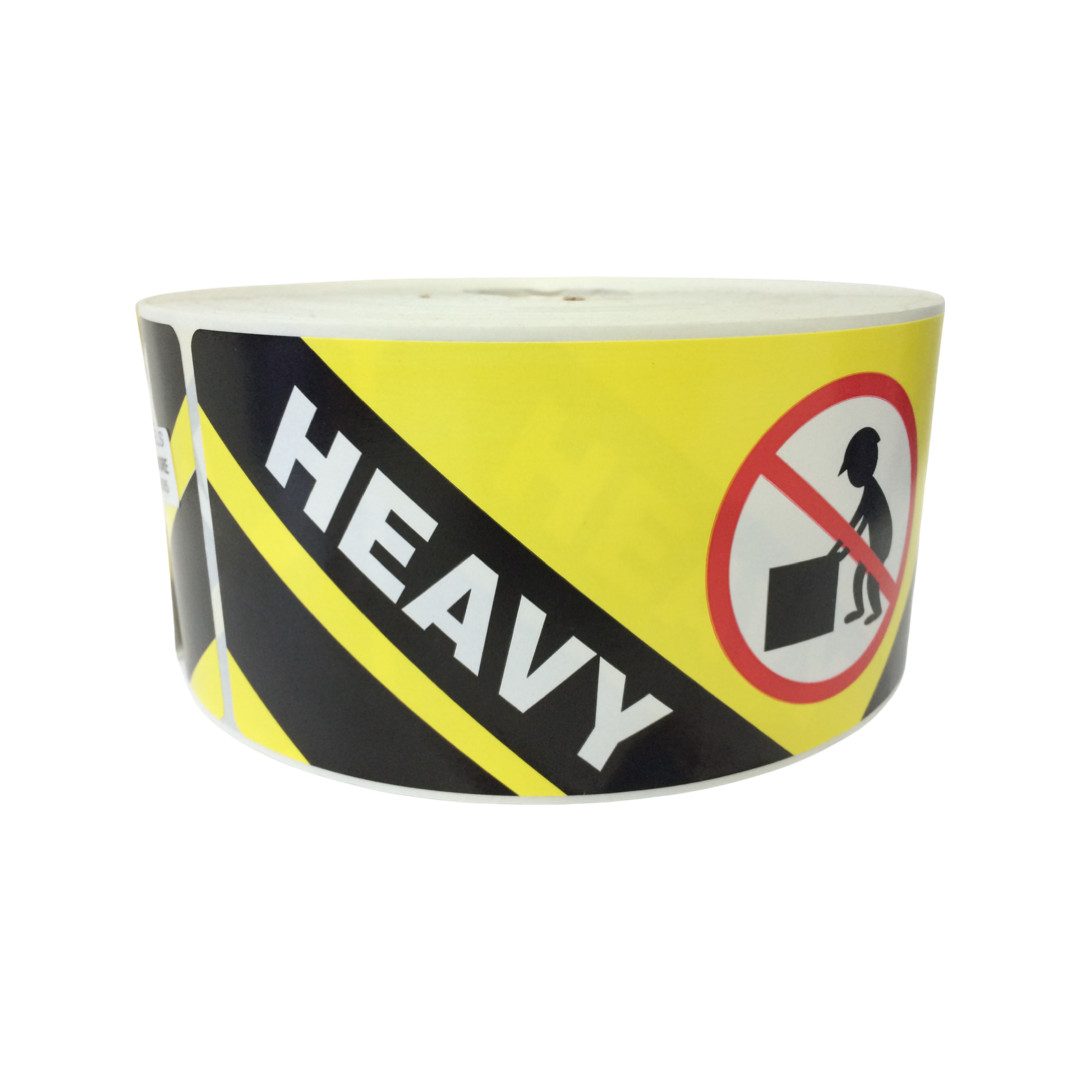 Heavy Lift item 2.5″ X 8″ Bright Colored Shipping Adhesive Labels 250 per roll