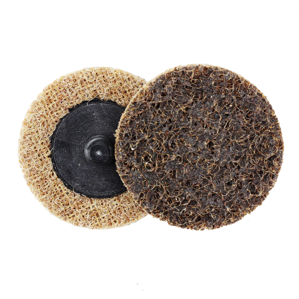 200 Pack – 2″ Roloc Surface Conditioning Discs Coarse Tan Quick Change Prep Pads