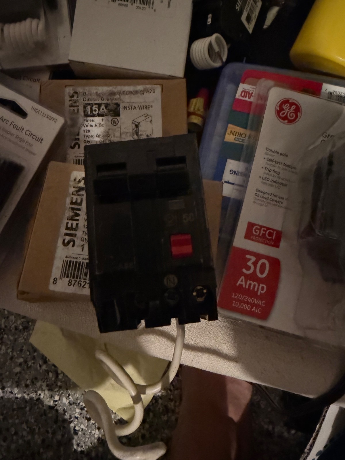 New Circuit Breaker GE THQL2150GF THQL2150GFT 50 Amp 2 Pole GFCI @@