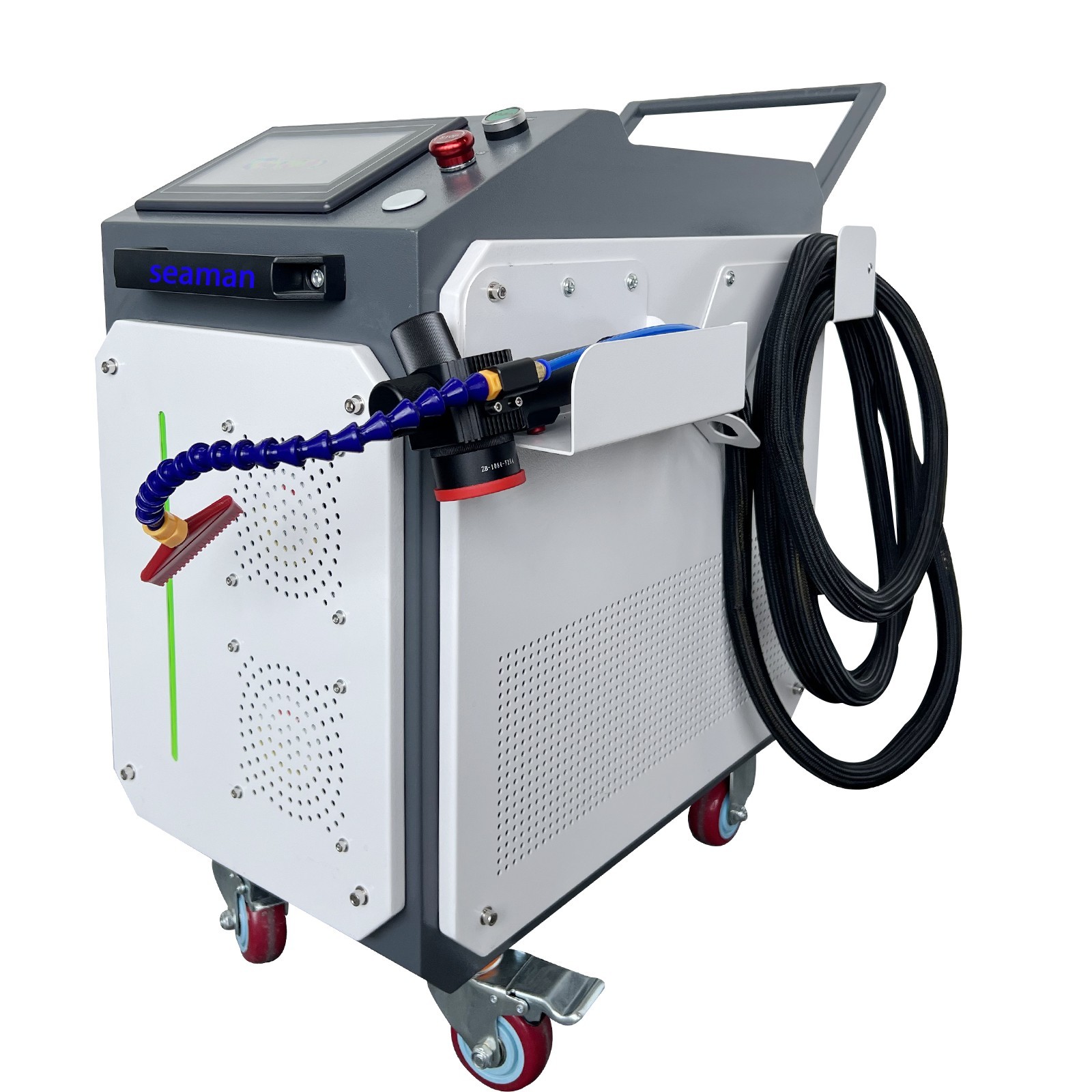 US SHIP 300W JPT Pulsed Laser Cleaning Machine Wood Laser Rust Oil Paint Removal