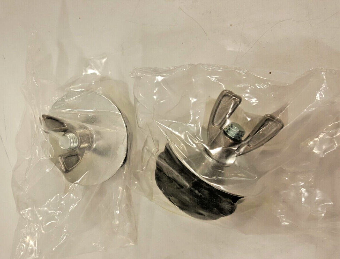 IPS Corp Plastic Rubber Wing Nut 88387 Plubing PLUG TESTS 2 DRAIN PIPE SET OF 2