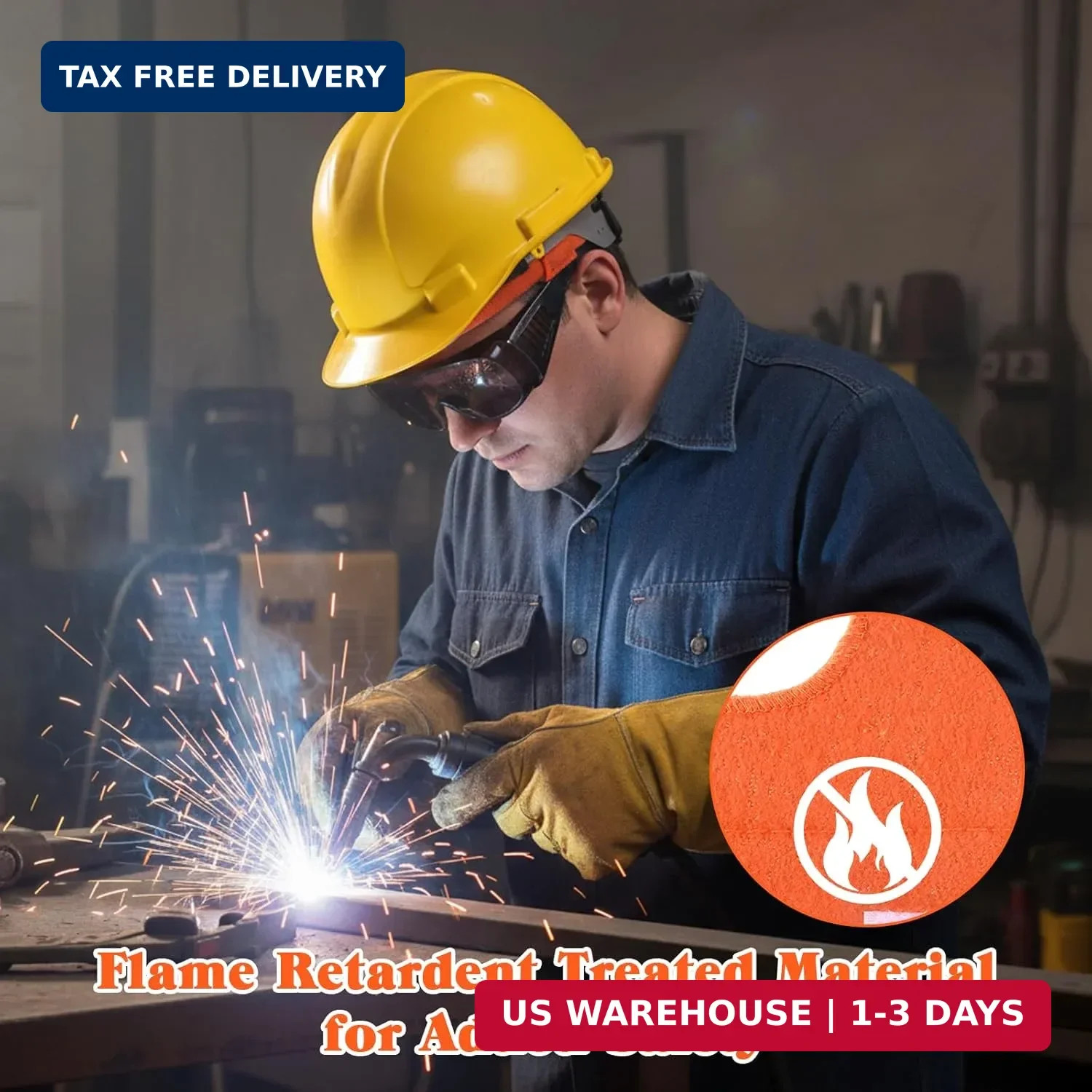 Safe Hard Hat Sweatband, 5 Pcs Cotton Hard Hat Liner Replacement Reusable Flame