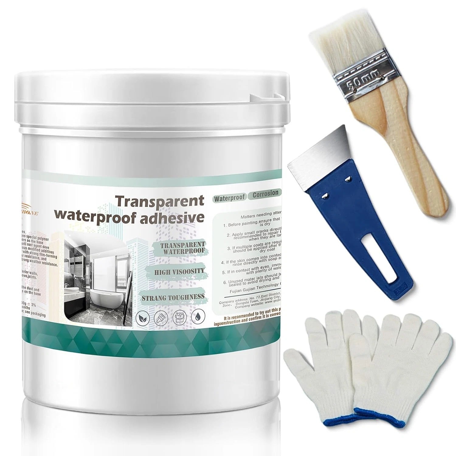 Transparent Waterproof Coating, Invisible Waterproof Agent Indoor & Outdoor