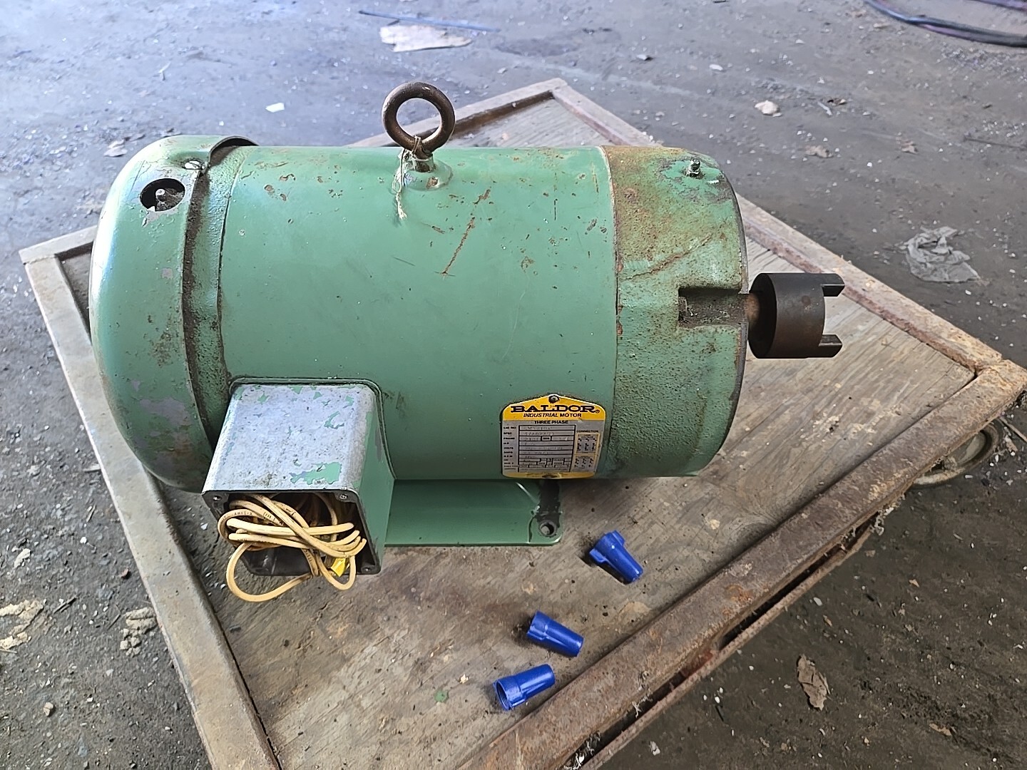 Used 7.5 hp 3 Phase Baldor 1725 rpm 208-230/460