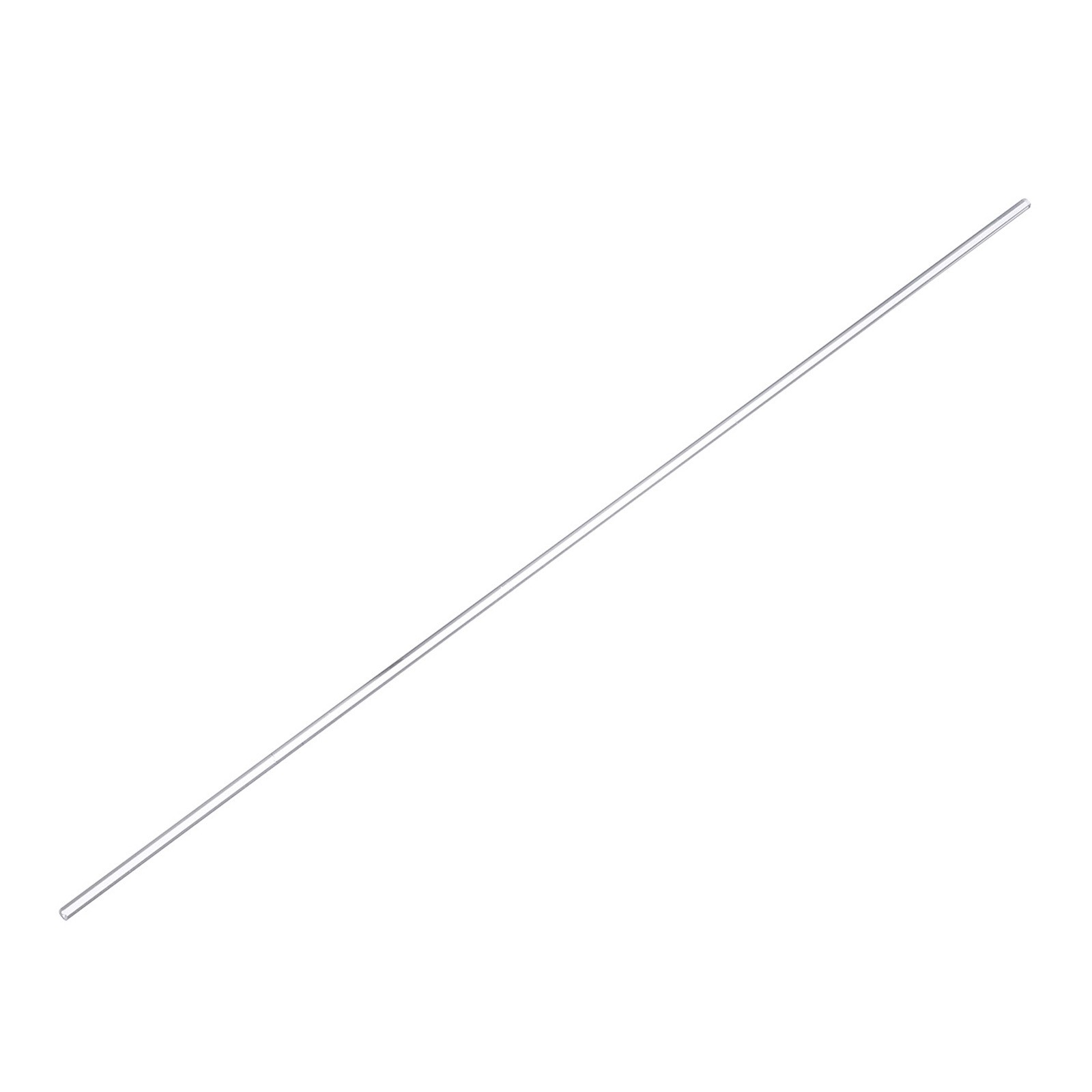 20 Pack 12 Inch x 3mm Solid Plastic Round Rod DIY Crafts Bar Stick Clear Acrylic