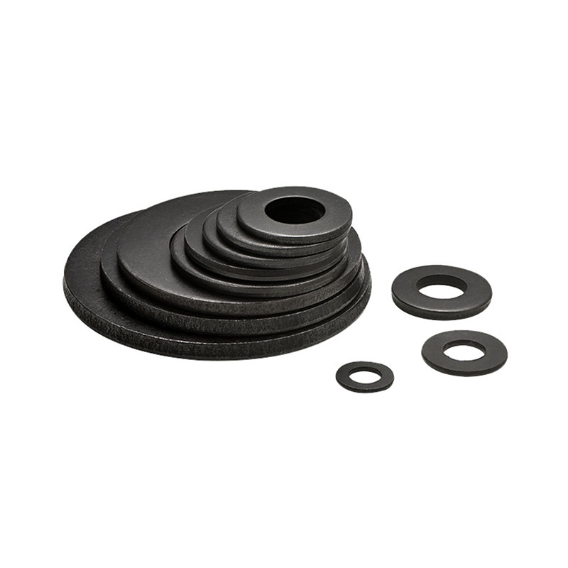 Grade 8.8 High Tensile Black Flat Washers Carbon Steel I.D:2mm-30mm O.D:5mm-60mm