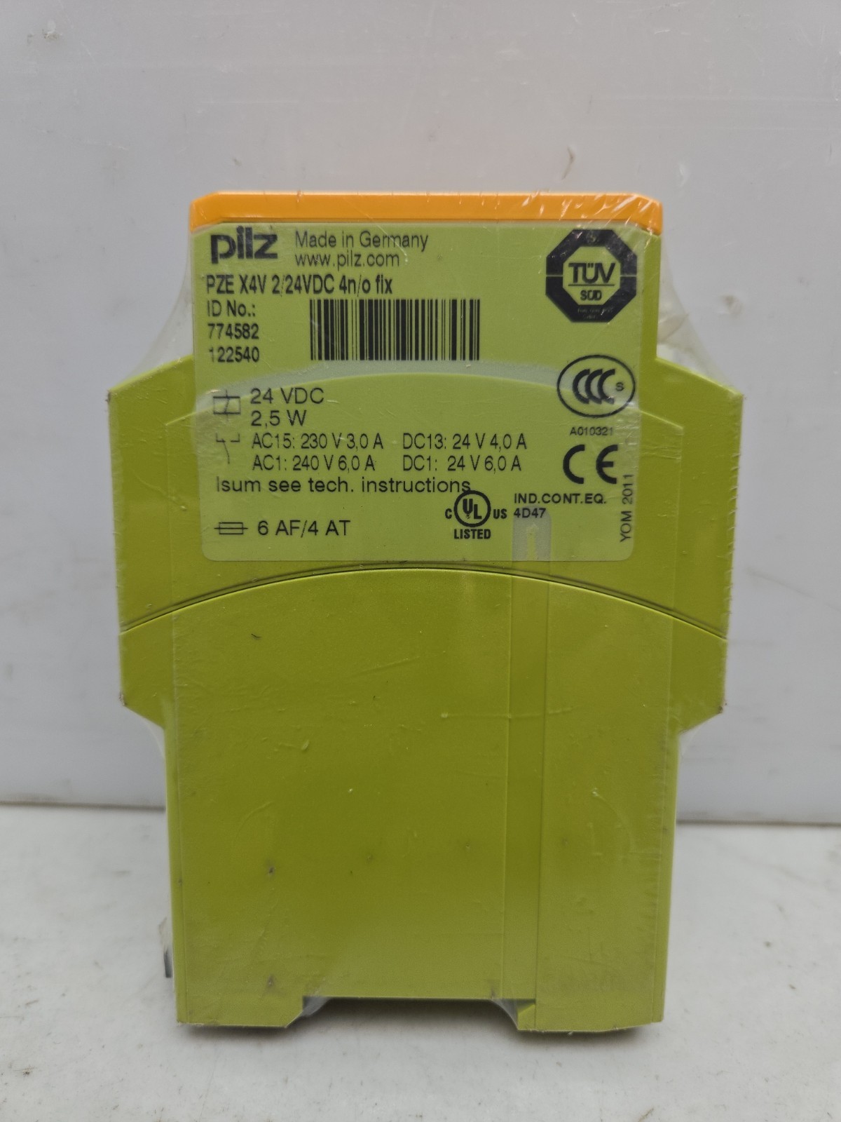 Pilz PZE X4V 2/24VDC 4n/o fix Safety Relay Contact Expansion Module 24Vdc 2.5W