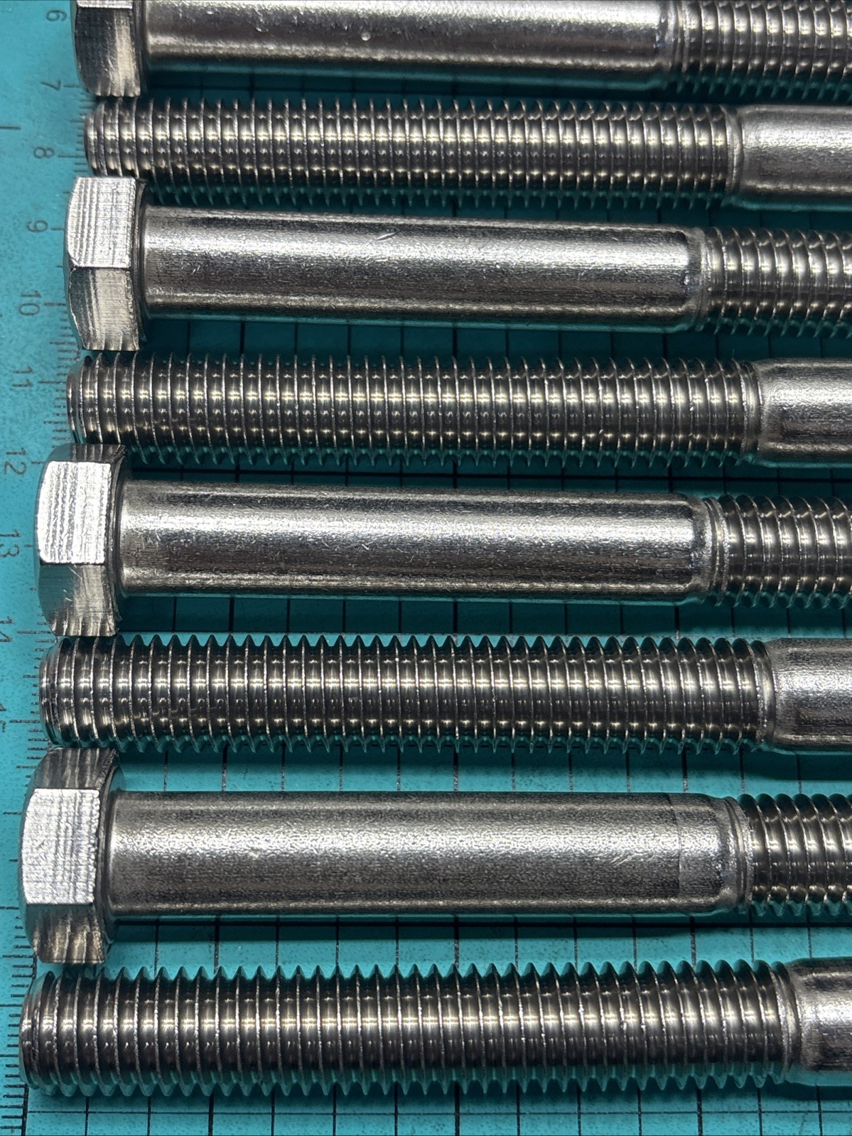 12- 1/2-13 X 5 1/2” Hex Head Cap Screw, 18-8 Stainless Steel, Partial Thread