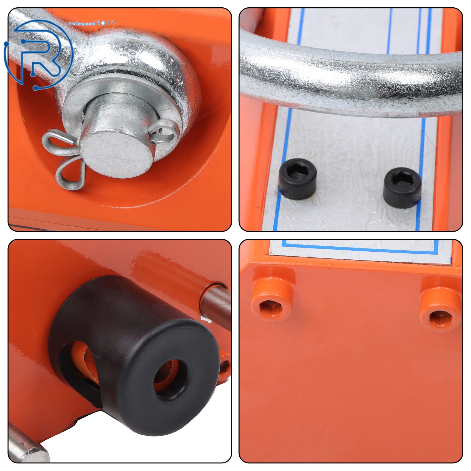 Heavy Duty Magnetic Lifter, 2200lbs/1000kg Pulling Capacity, 2 Safety Factor