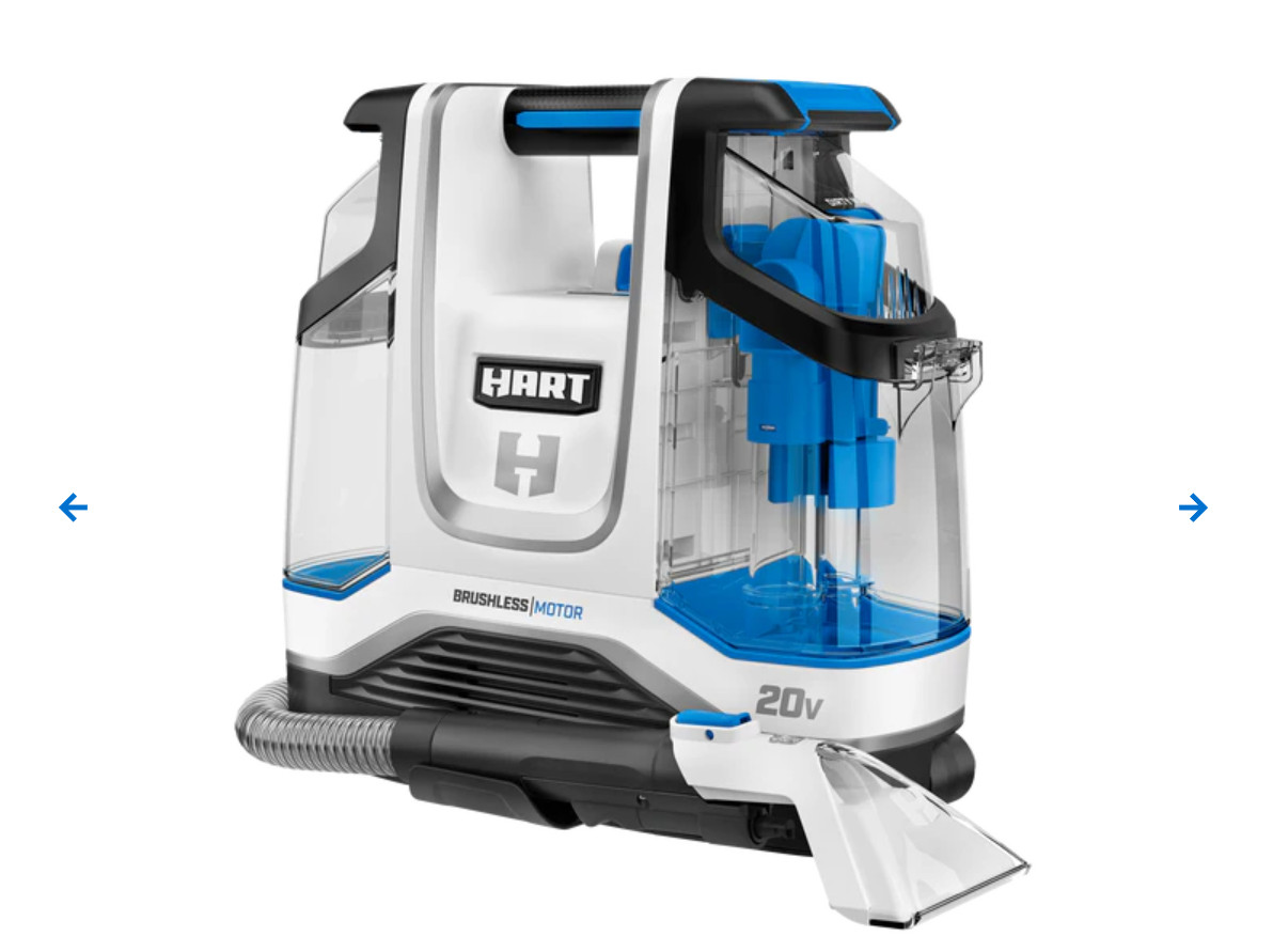 New HART HPSP25B 20V Cordless Spot Cleaner Kit – TOOL ONLY Free US Shipping