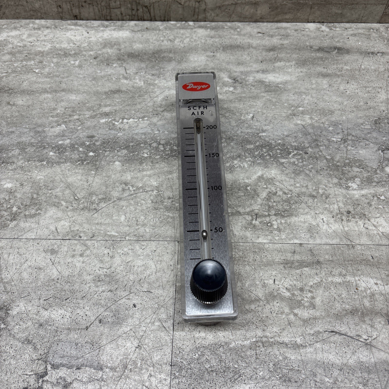Dwyer RMB-54-SSV Rate Master Flow Meter, 0-200 SCFH Air, NO HARDWARE, New