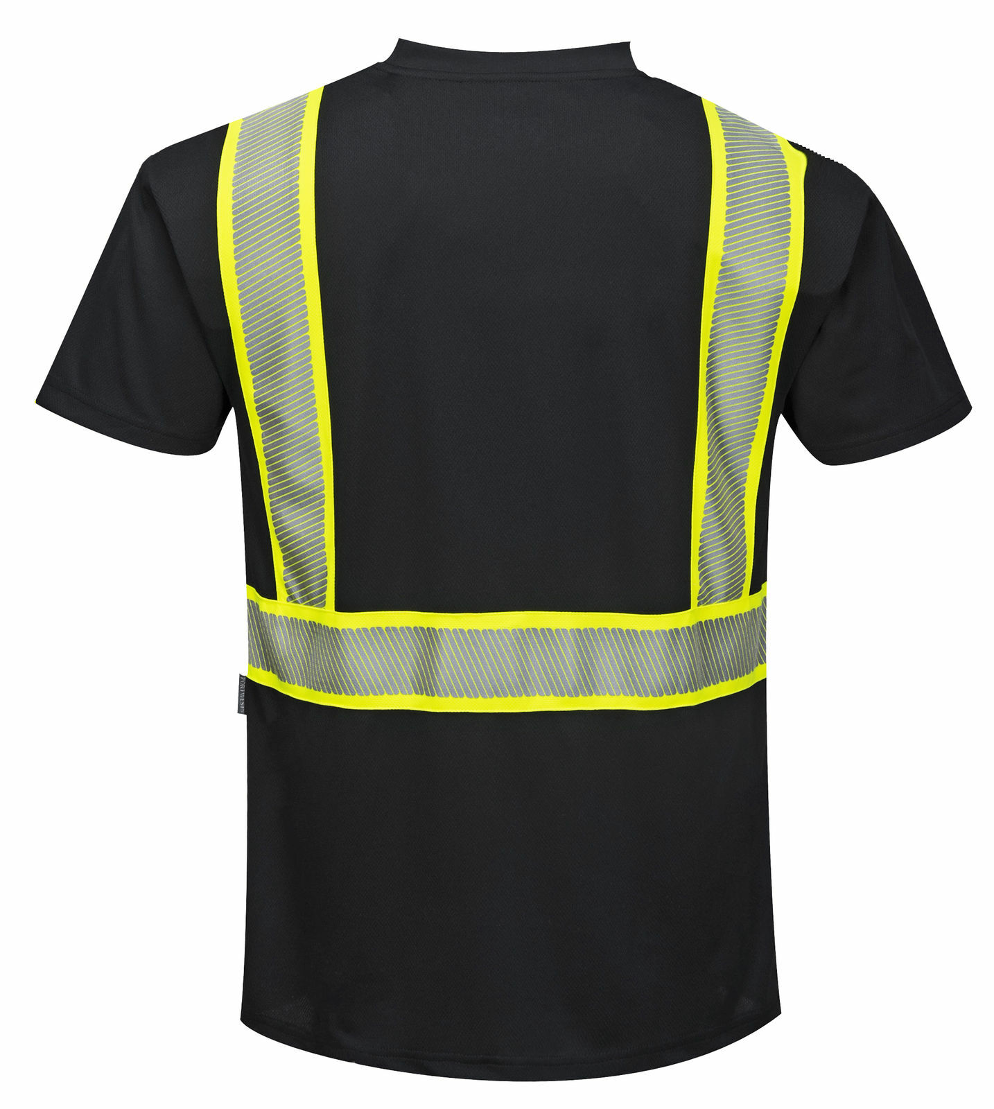 Portwest S396 Iona Short Sleeve Safety Work T Shirt with HiVis Reflective Tape