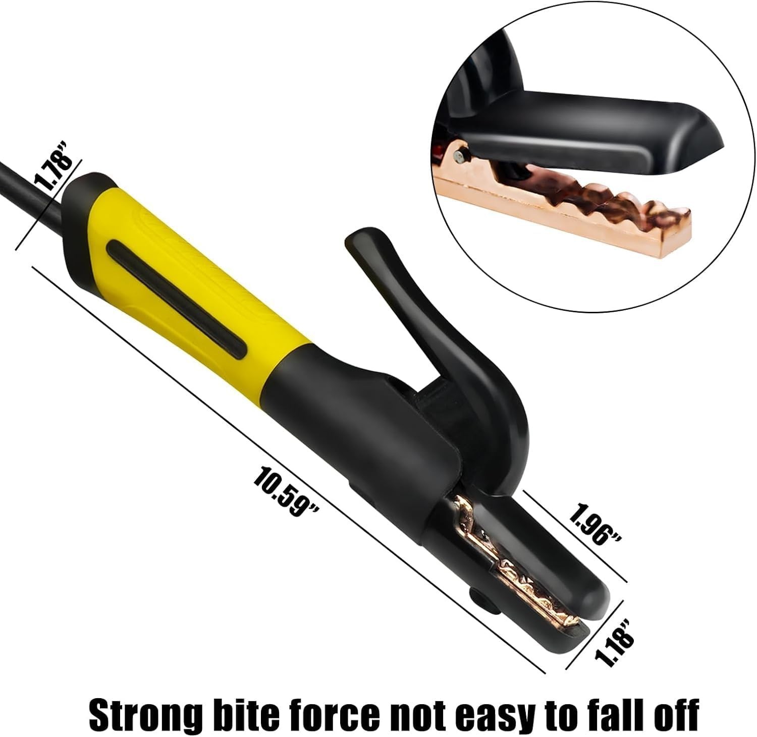 600A Copper Alloy Electrode Holder Set with Insulated Handle & Clamps