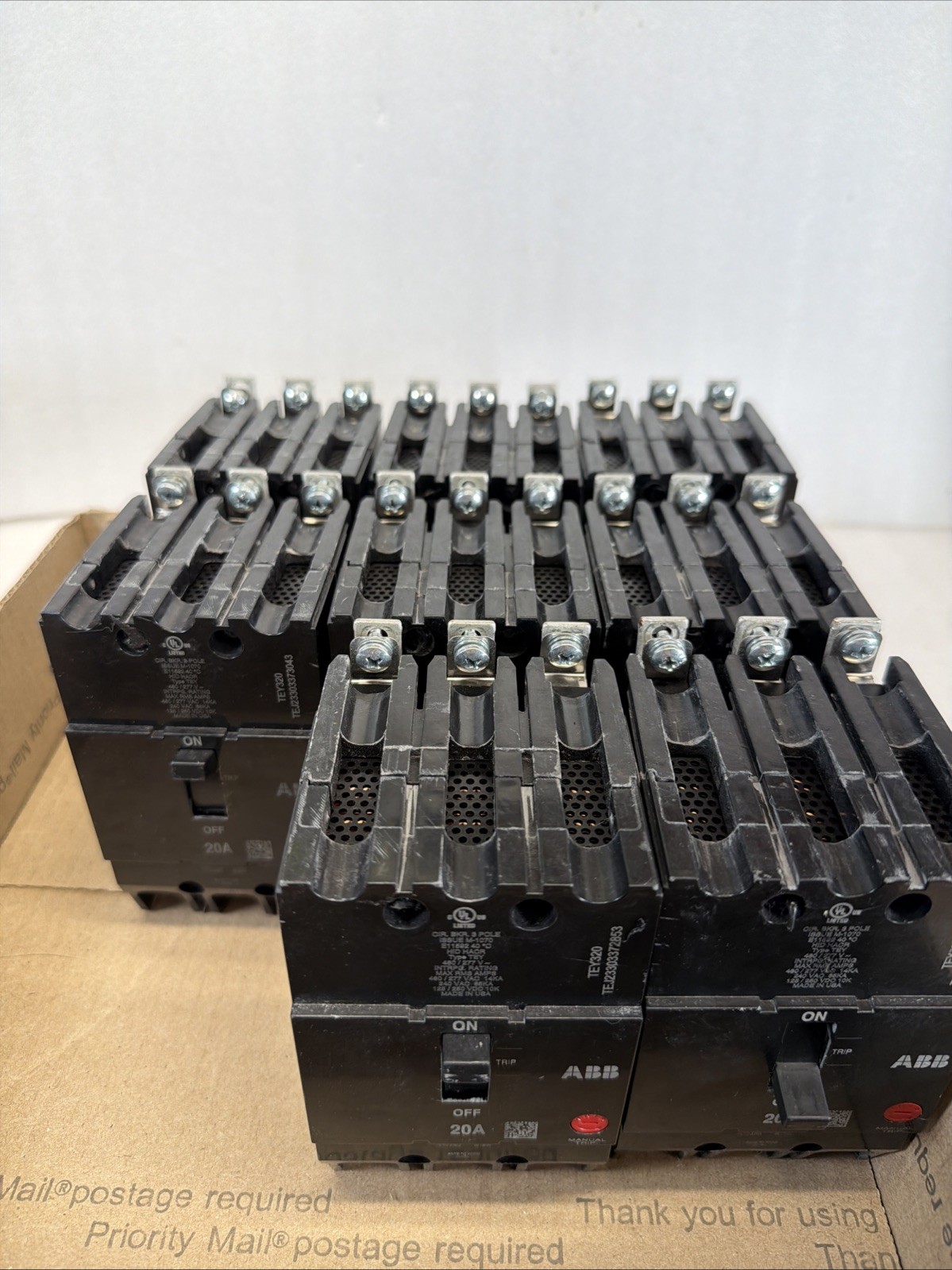 GE TEY320 General Electric 3 Pole 20A Breaker
