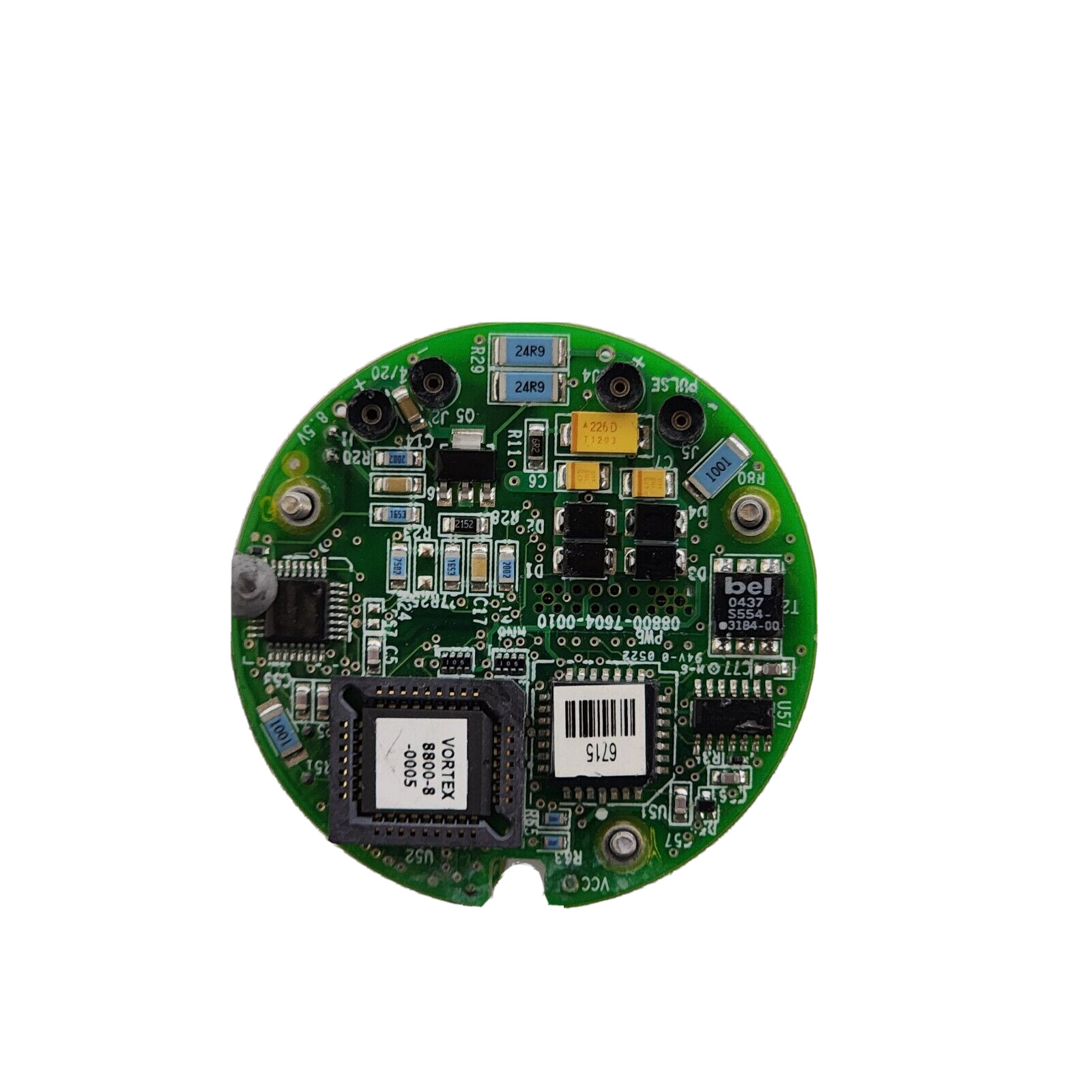 Rosemount 08800-5610-0003 Vortex 4-20mA 08800-7604-0010 USED.