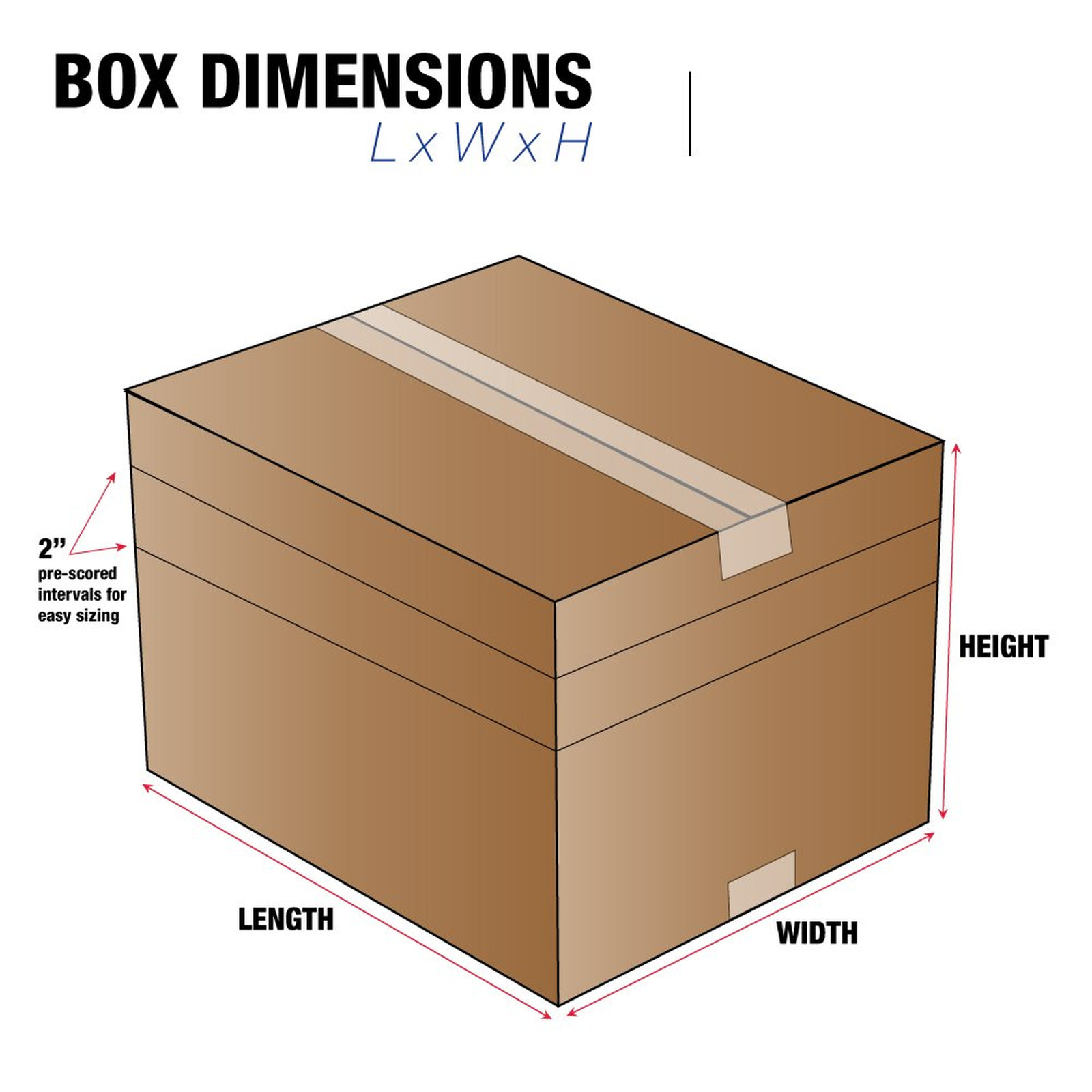 Corrugated Shipping Boxes Multi-Depth Kraft 11 1/4 x 8 3/4 x 12 Inches Pack of