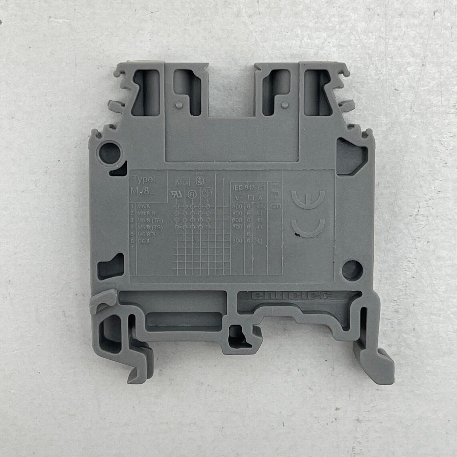 ENTRELEC ‘SNA’ Din Rail Screw Clamp Din Rail Terminal Block – Package of 10