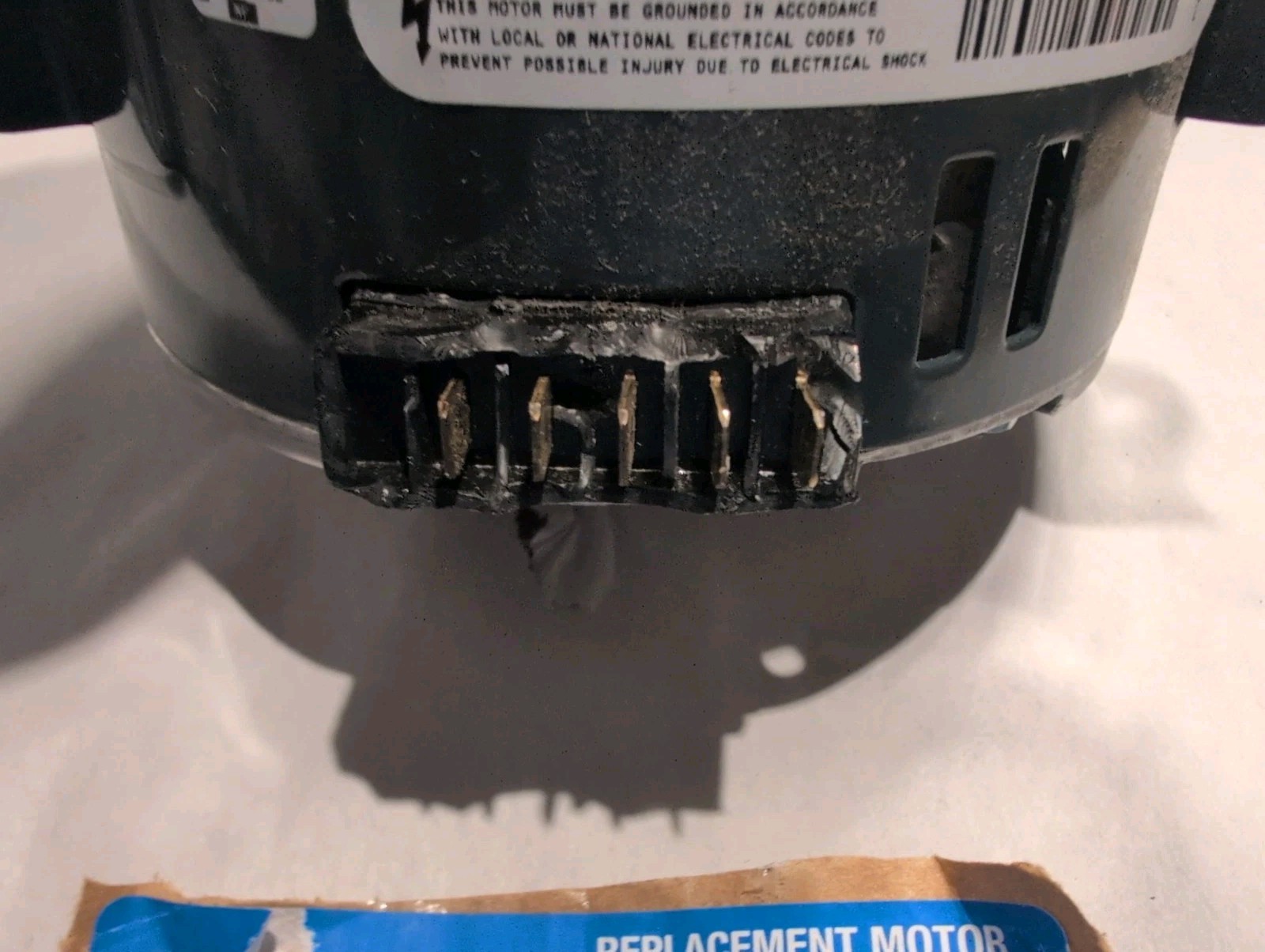 FASCO D1041 Motor 1/15 HP 1075 rpm 3 Speed 7.15×0.5 Shaft **READ**
