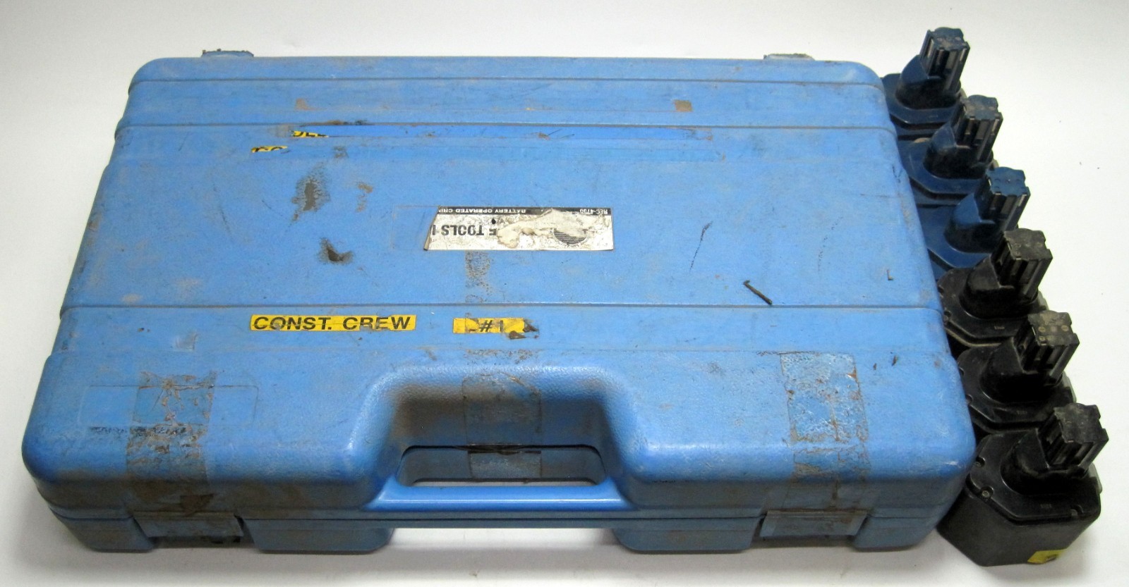 Huskie REC-4750 Robo-Crimp 6 Ton Hydraulic Crimper w/10 Batteries & Case