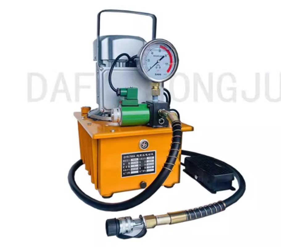 Hydraulic Electric Pump Ultra-High Pressure Oil Pump QQ-700 1.2KW Manual Switch