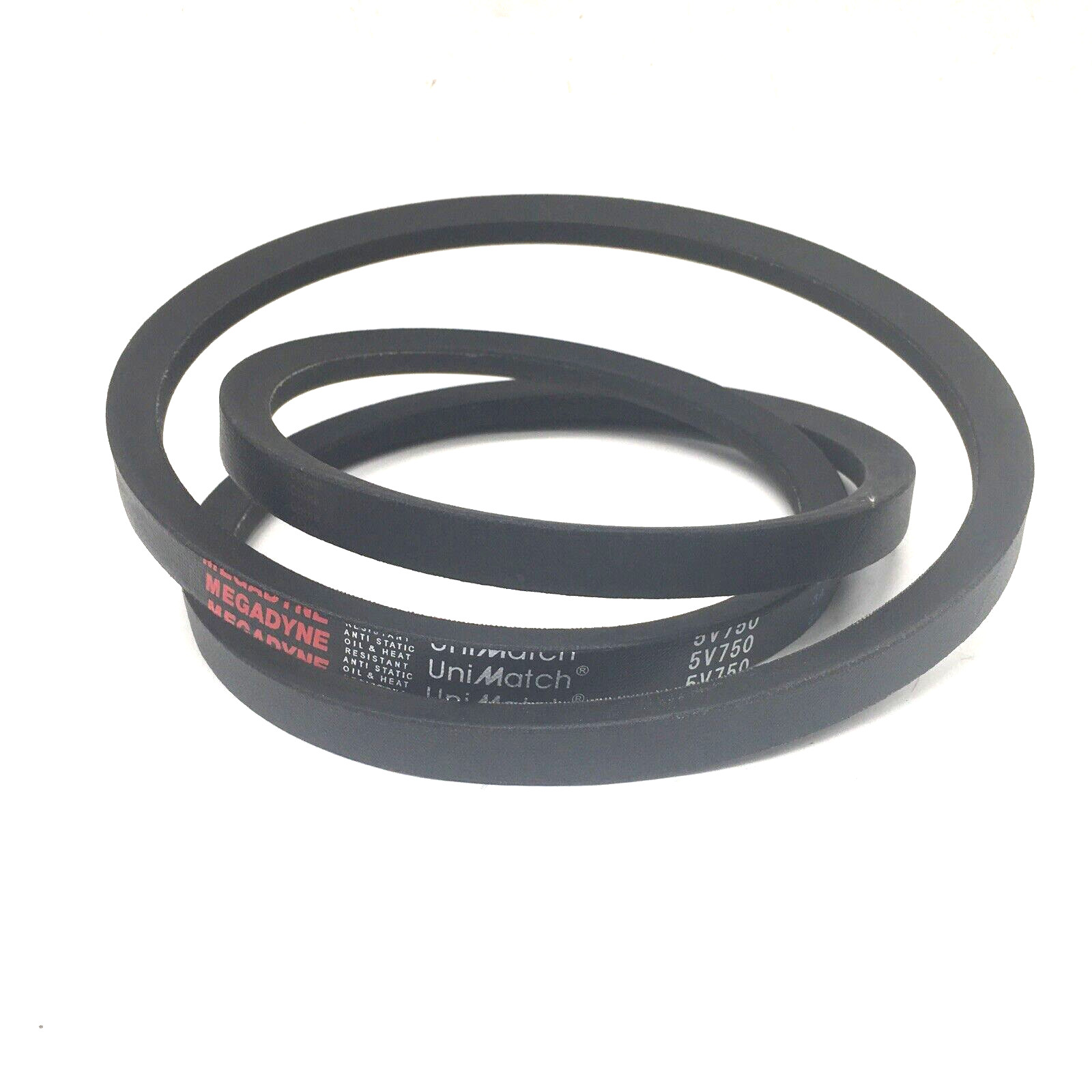 Megadyne UniMatch® Deep Wedge V-Belt 5V750, 75 in L x 0.63 in W x 0.53 in Thick