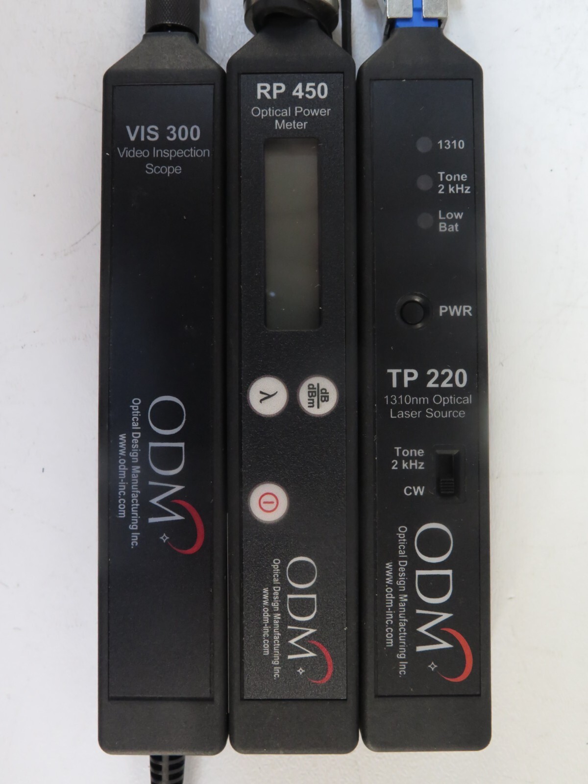 ODM VIS300M, RP450, TP220 SM Fiber Optic Test & Inspection Kit VIS300B RP450-02