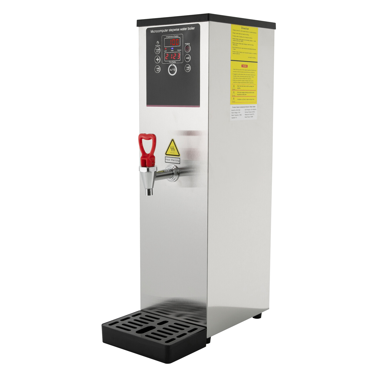 2500W 15L Electric Water Boiler Water Boiler Commercial Hot Water Dispenser 110V