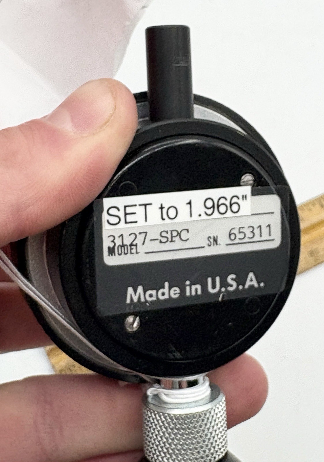 Barcor 3127-SPC Electronic Digital Chamfer Gauge 90 -127 Degrees 2”-3” Used +