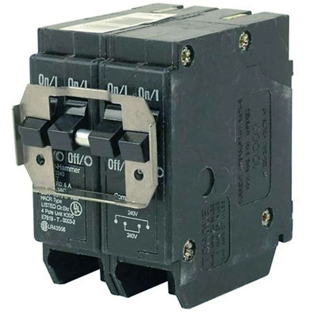 Eaton BRD230240 30/40 Amp Quad Circuit Breaker 120/240V 4 Pole