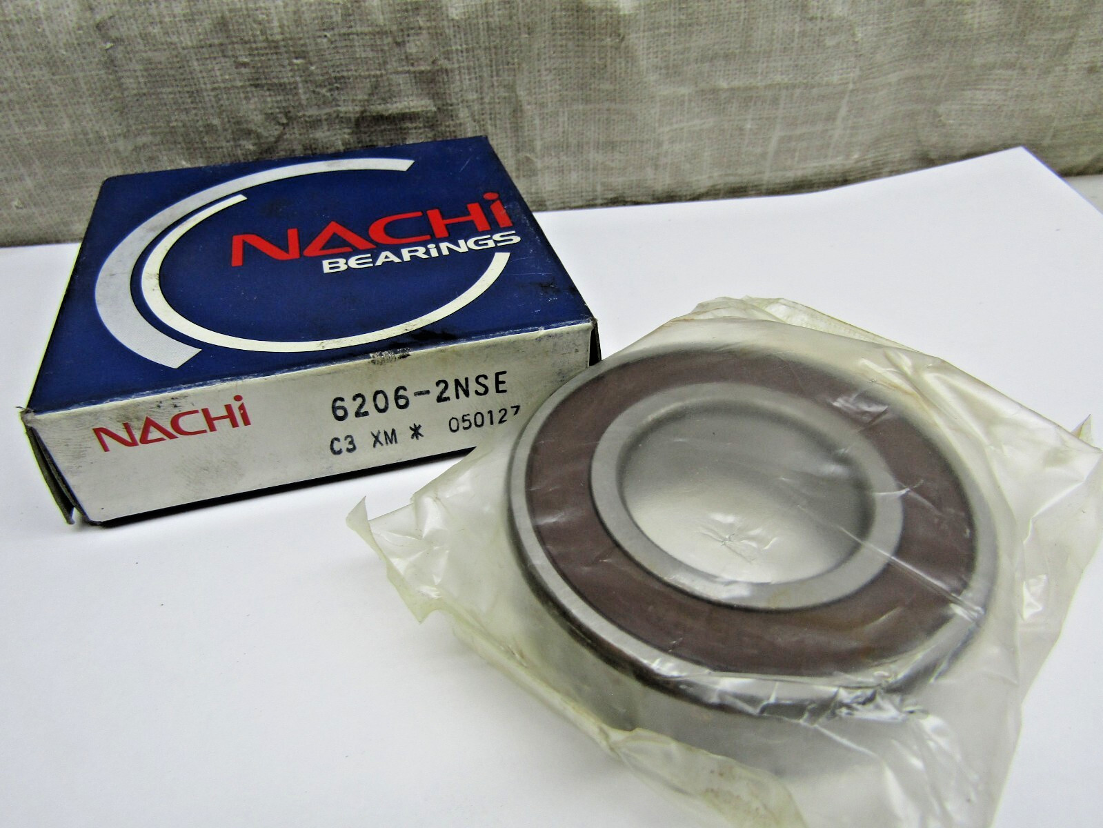 Nachi 6206-2NSE C3 30mm x 62mm x 16mm Sealed Bearing