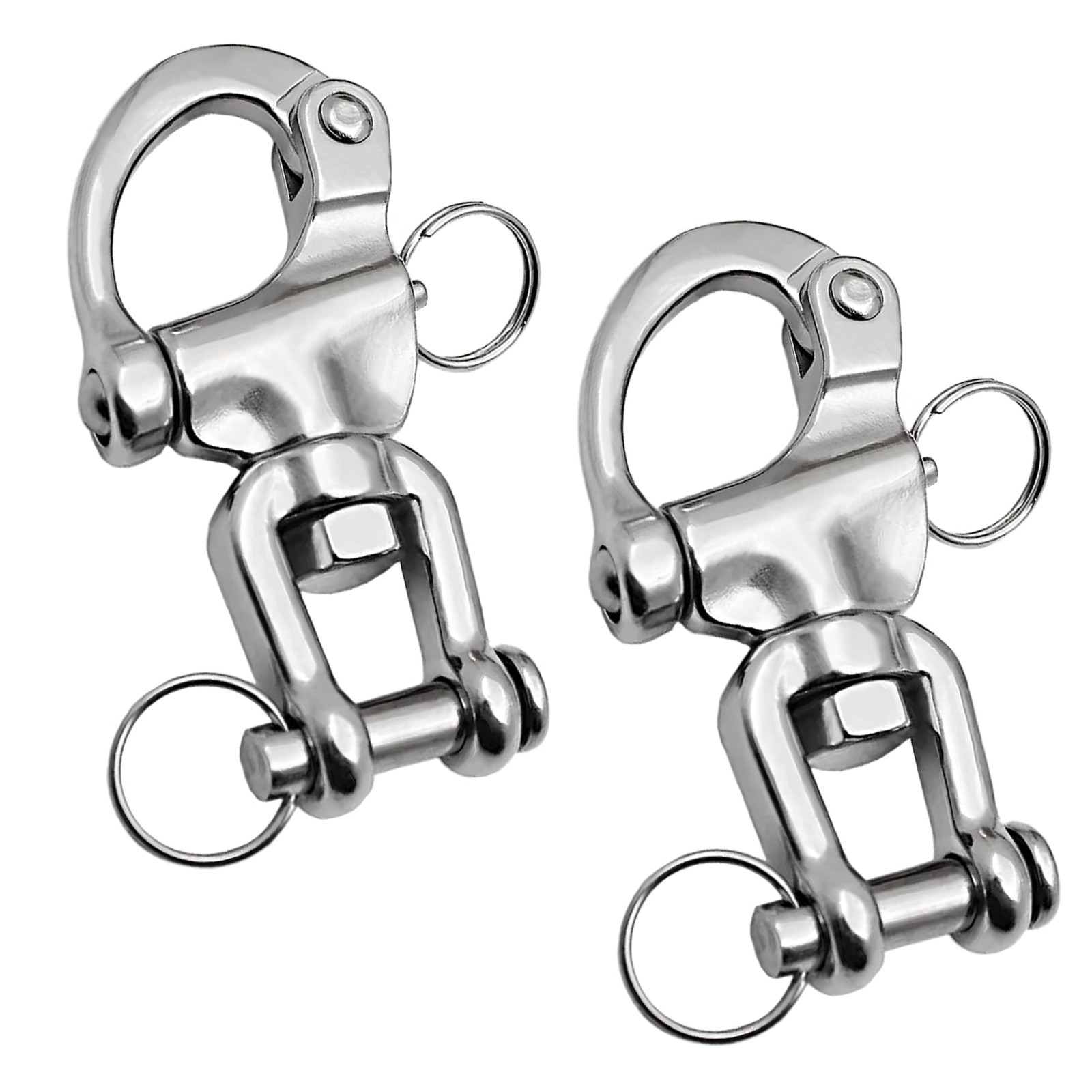 Quick Release Snap Shackle, Marine Grade 316 Stainless Steel Clevis Hook, Sailbo