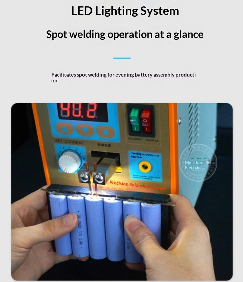 Small Precision Nickel Sheet Battery Spot Welder for Household Battery Welding