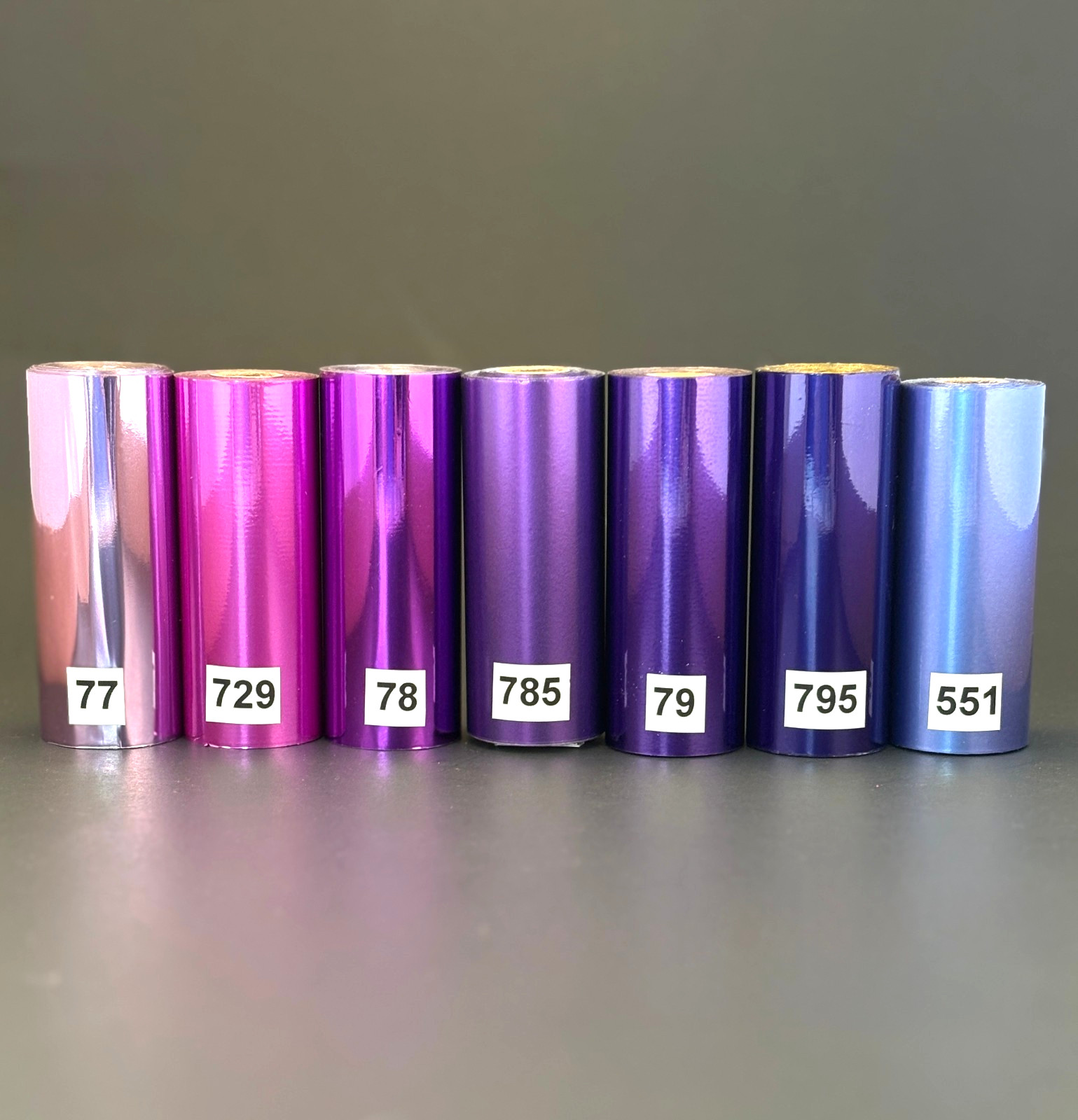 Hot Stamp Foil Gilding Foiling – 20 Roll Sampler You choose the Colors FREE SHIP