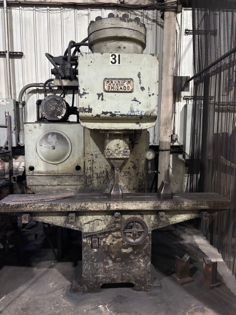 75 TON HANNIFIN HDYRAULIC STRAIGHTENING PRESS: A-65121-2