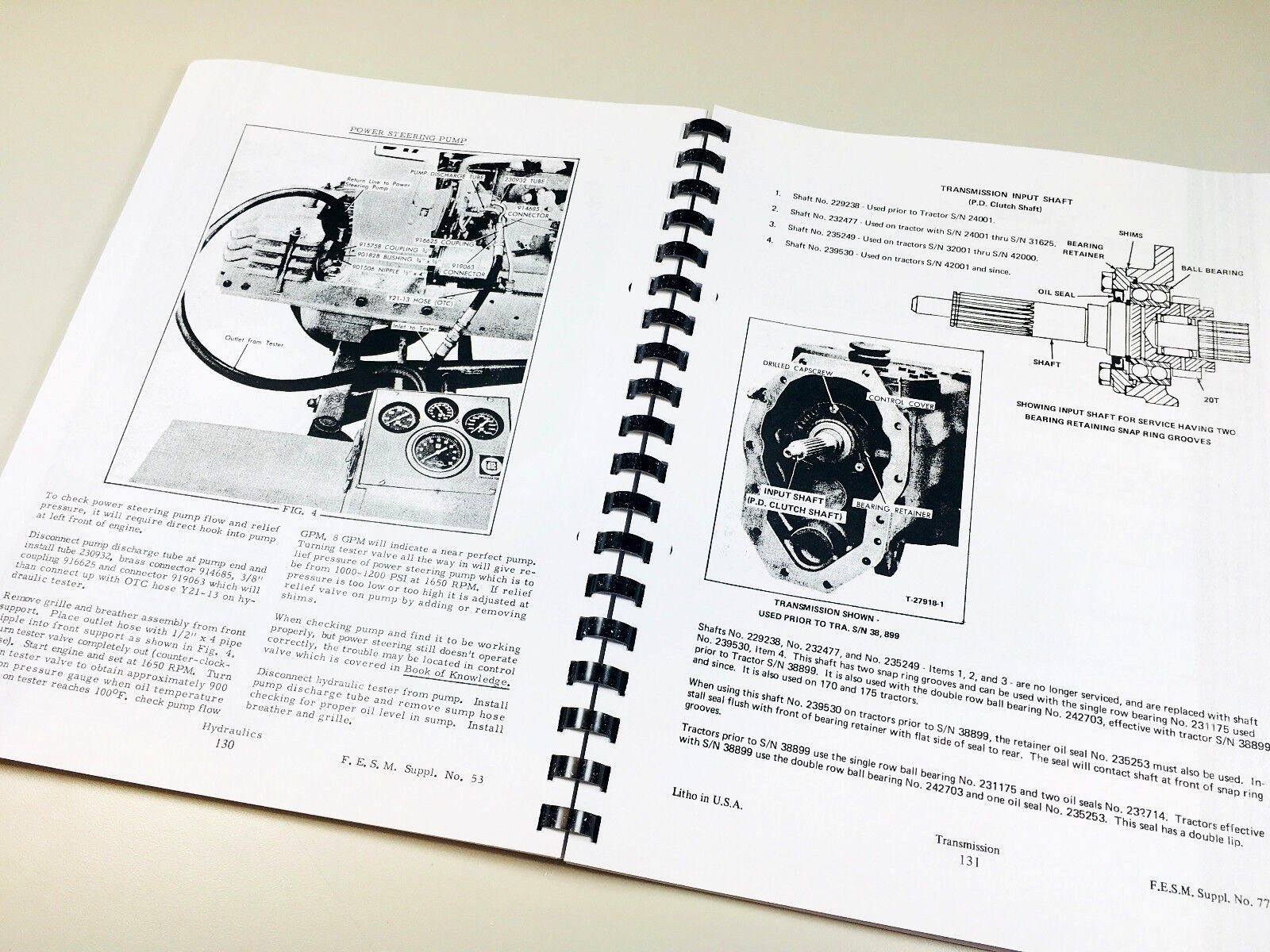 Allis Chalmers D-17 Series 3 Iii Tractor Service Repair Parts Operators Manual