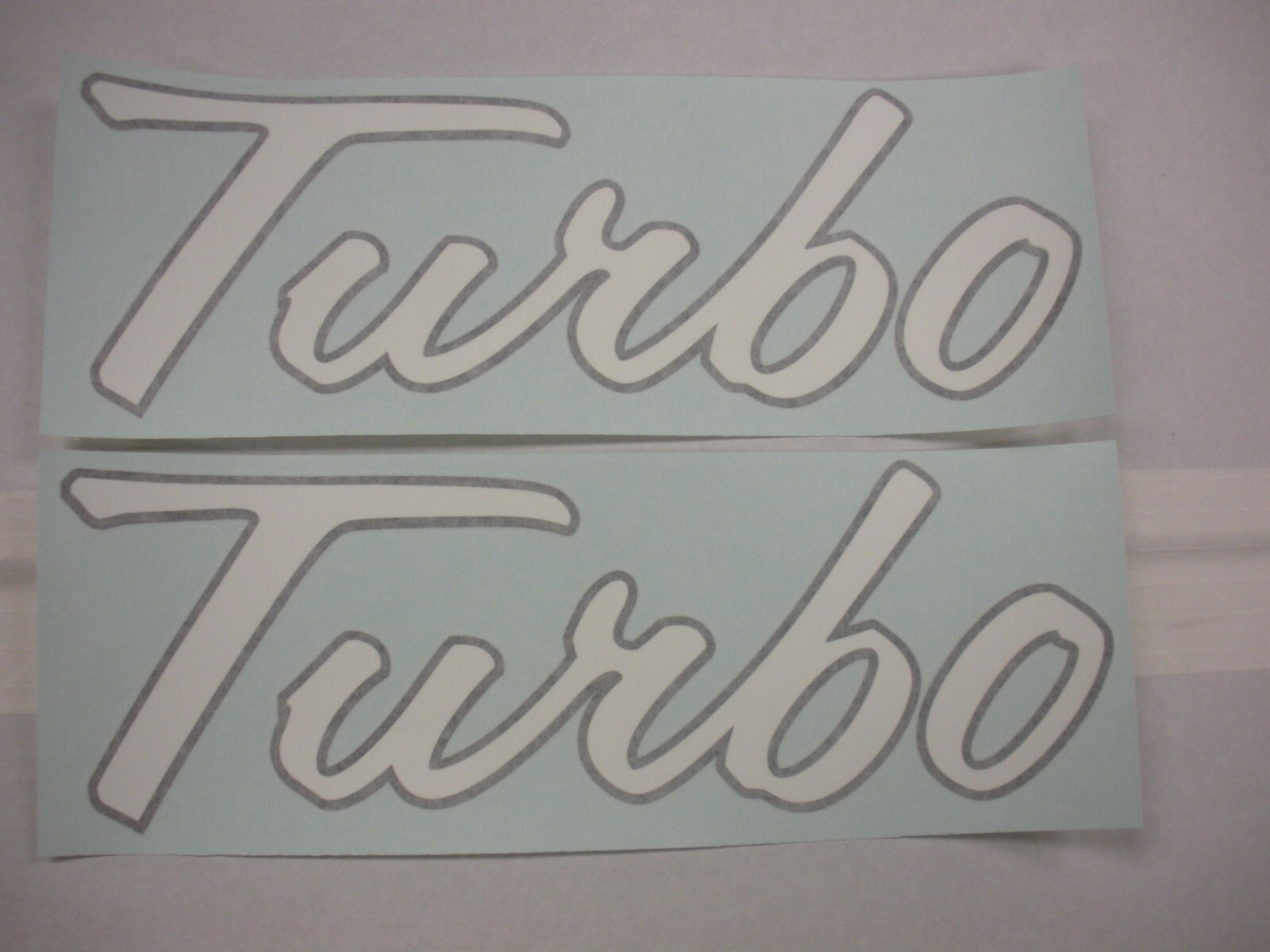 Farmall International Decal Set TURBO White and Black Vinyl Set (2) – Vinyl