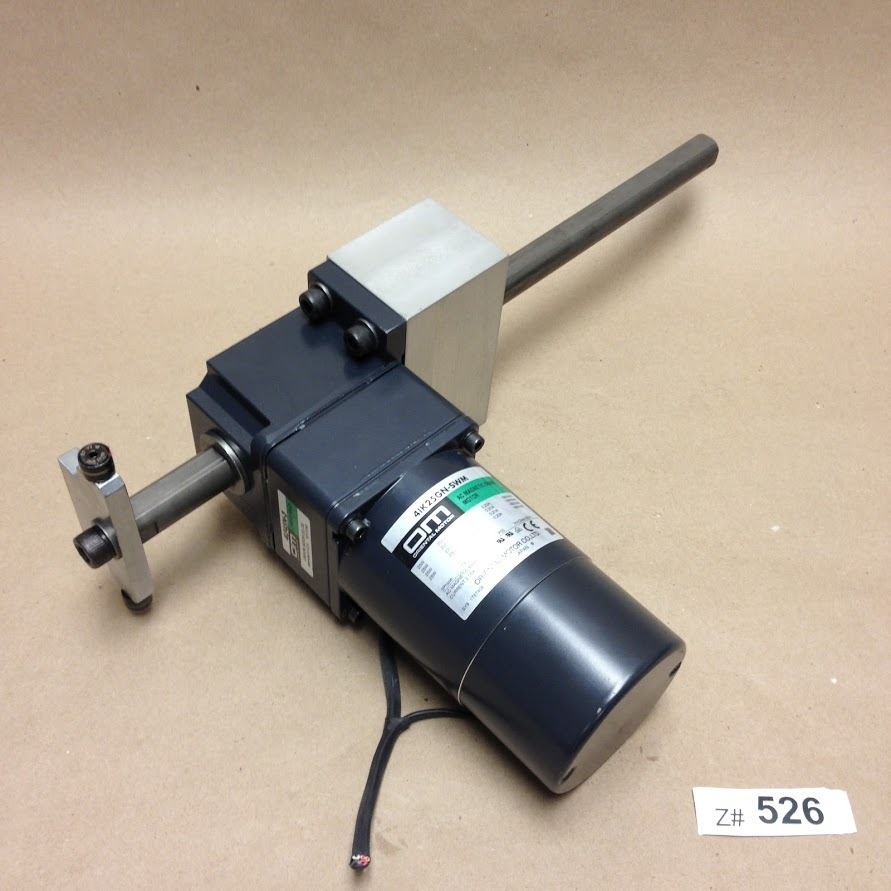 Oriental Motor 4IK25GN-SWM AC Magnetic Break Motor with 4LF45N-3 Linear Head