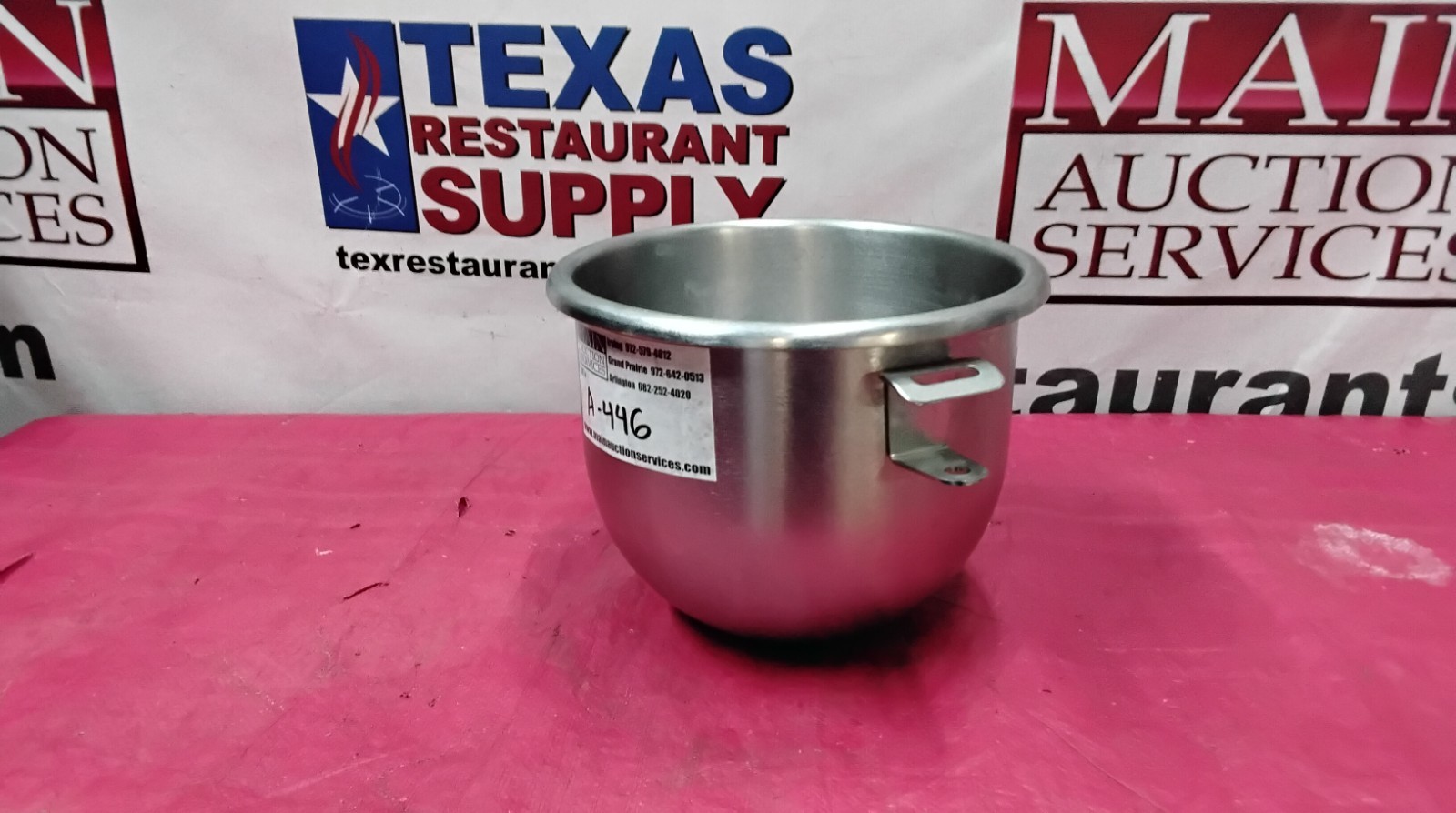 HOBART 12 QT BOWL A-200-12 Stainless Steel Mixing Bowl for A200