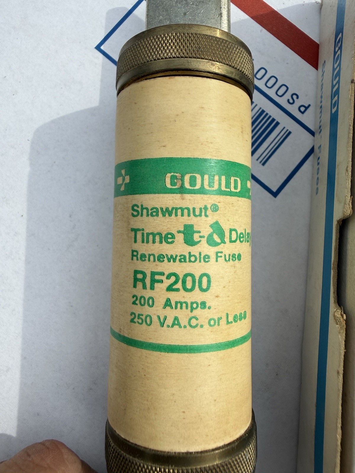 Gould Shawmut RF200 200A 250V AC Renewable Fuse