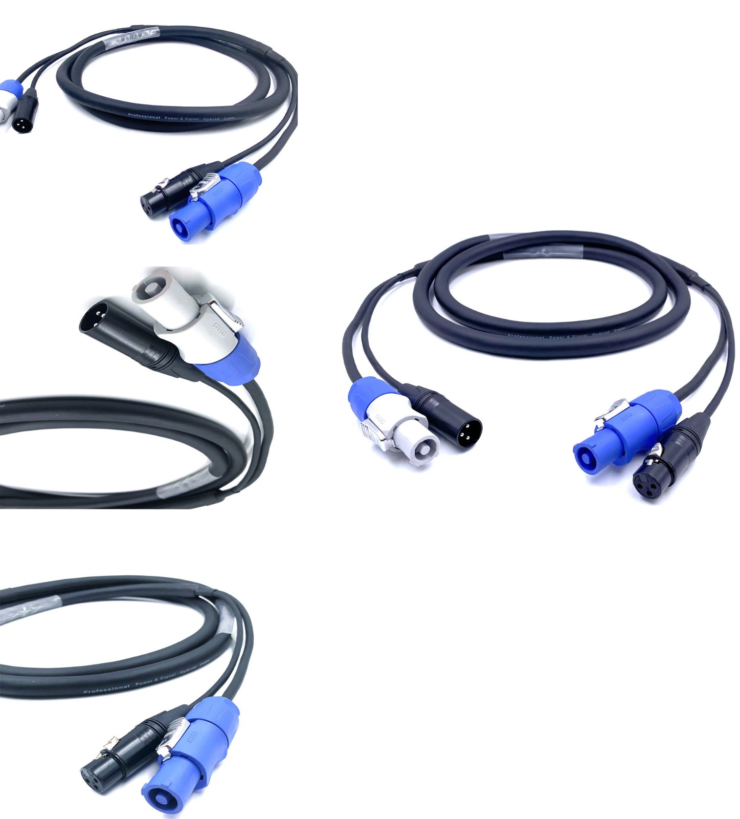 3 Pin XLR Hybrid Stage PVC Insulation Stranded Conductor 250V Rated Moving Head
