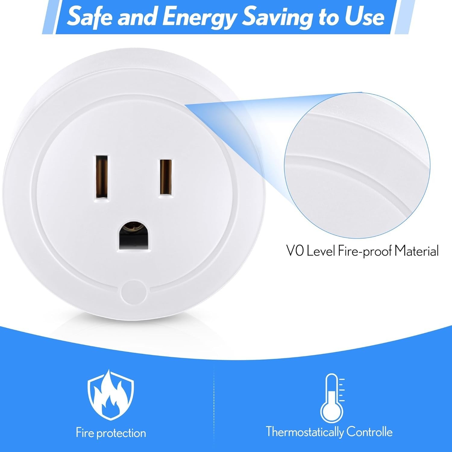 Thermostatically Controlled Outlet 32F 50F for Waterer Coil Deicer Power Plug