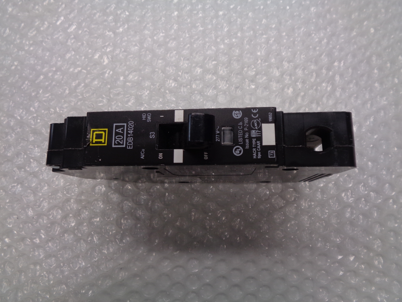 SQUARE D EDB14020 BREAKER 1 POLE 20 AMP NSNP