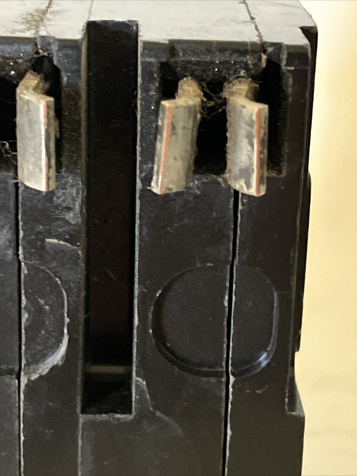 Square D Circuit Breaker QO 60A 2 pole Black Face QO260 Trip Flag Window