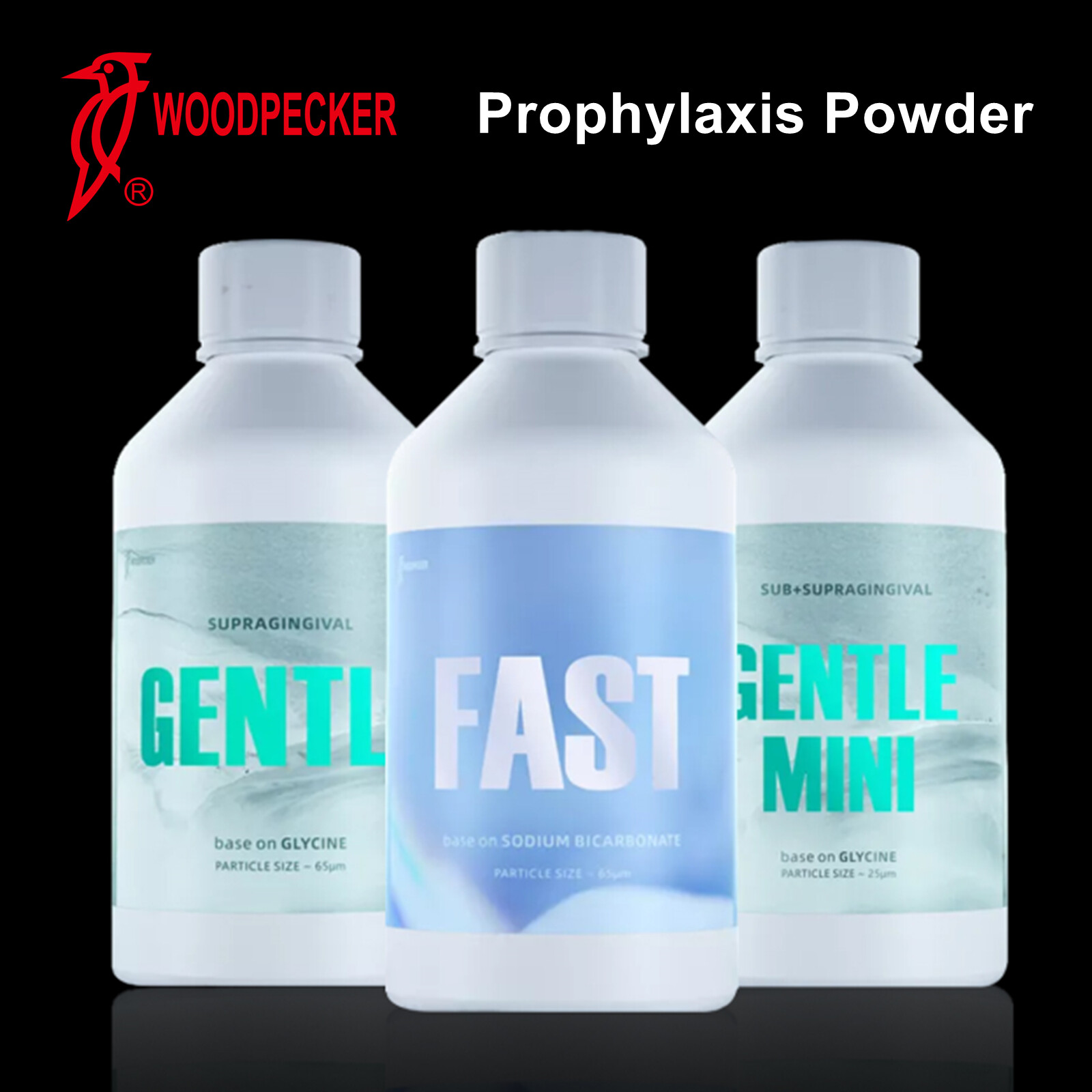 Woodpecker Air Polisher Prophylaxis Powder Gentle Mini, Gentle, Fast for AP-H L
