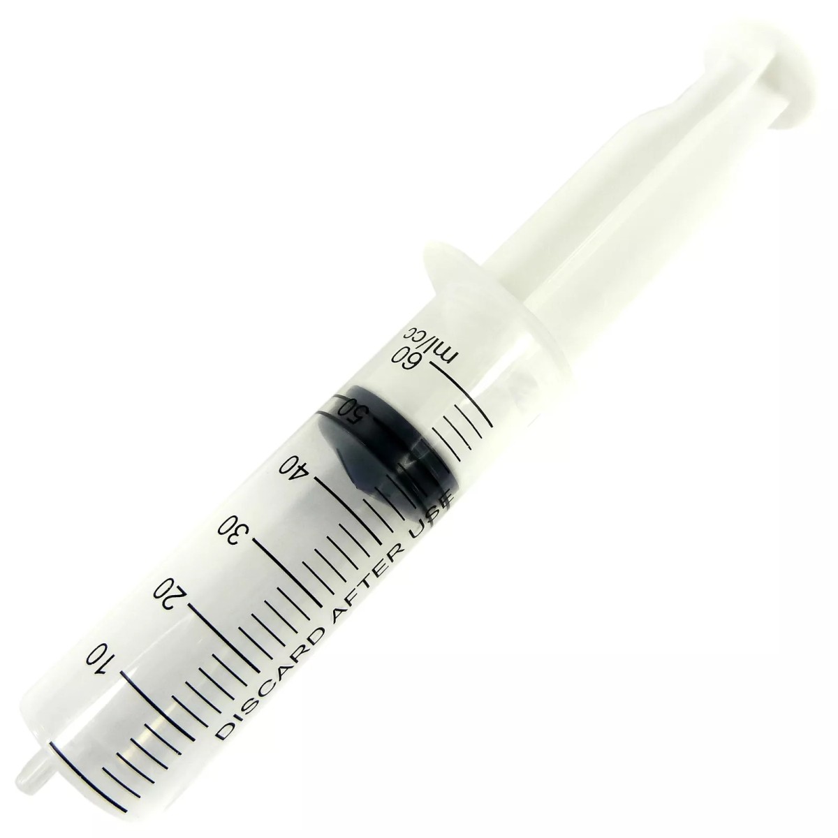 2x 60ml/2oz Plastic Syringe Sterile Plant Water Animal Feeder 60cc Slip Tip