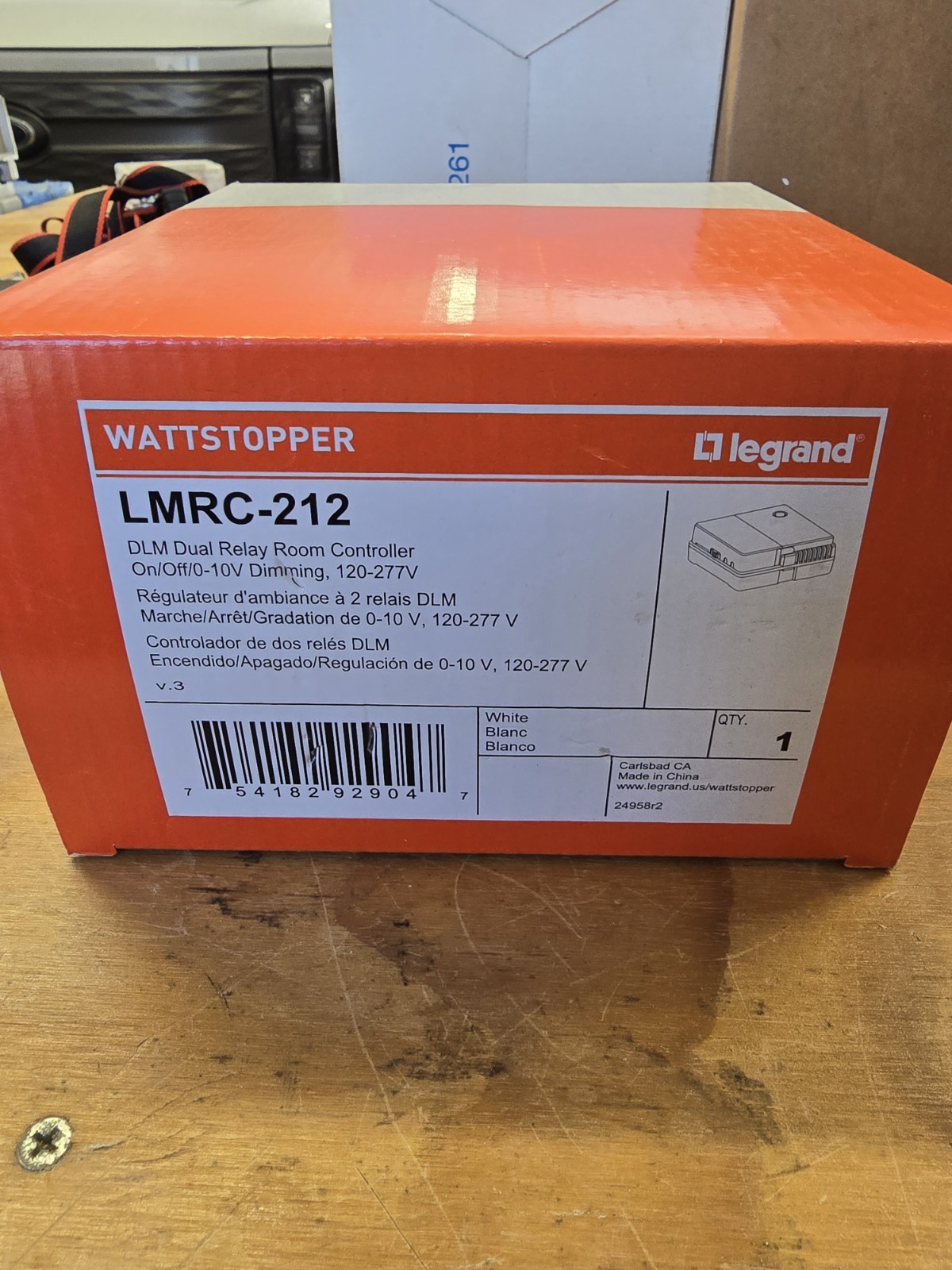 Wattstopper LMRC-212 V.3 DLM Dual Relay Room Controller