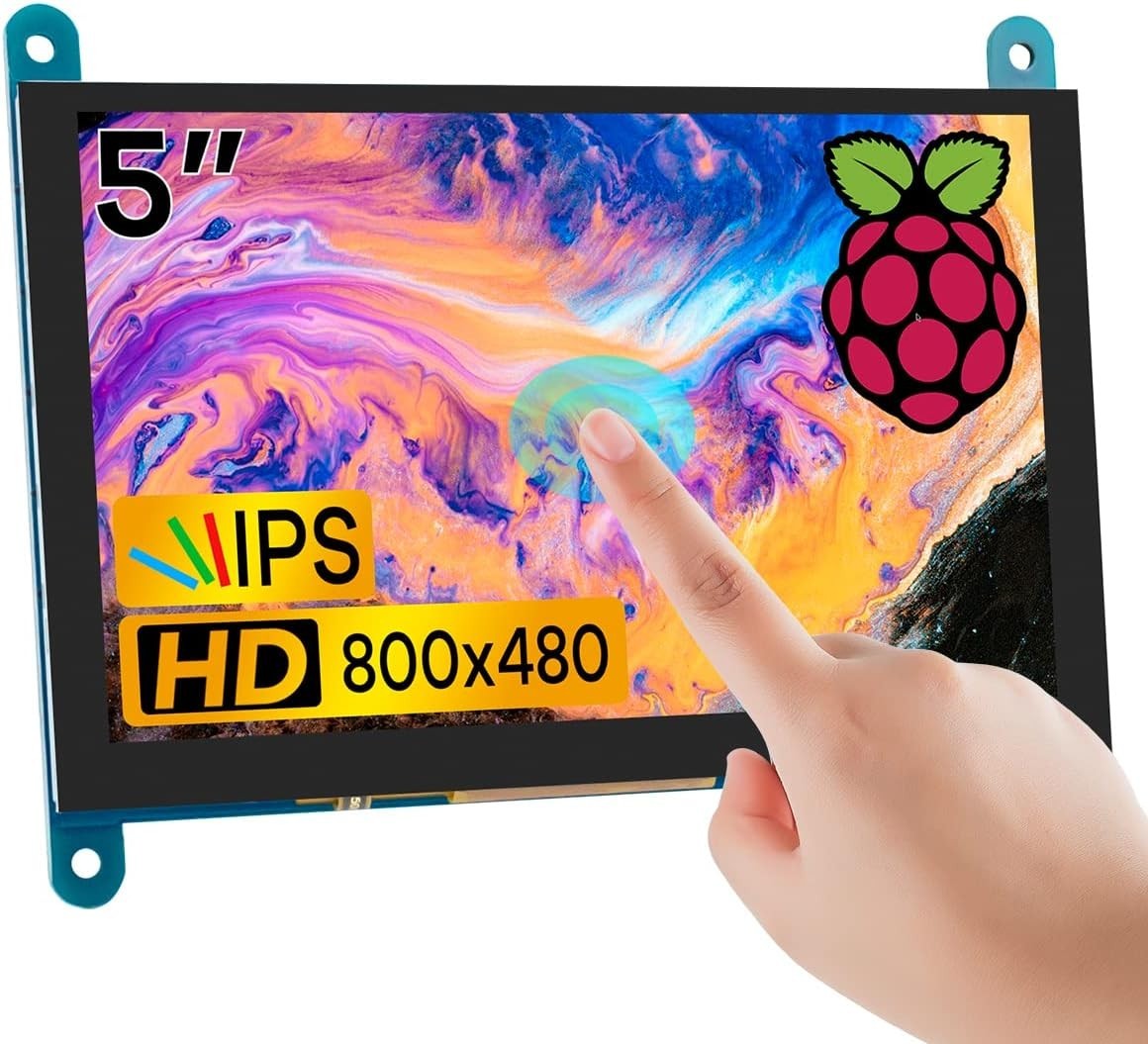 Capacitive Touch 5-Inch IPS Display – Perfect for Raspberry Pi & Gaming Consoles