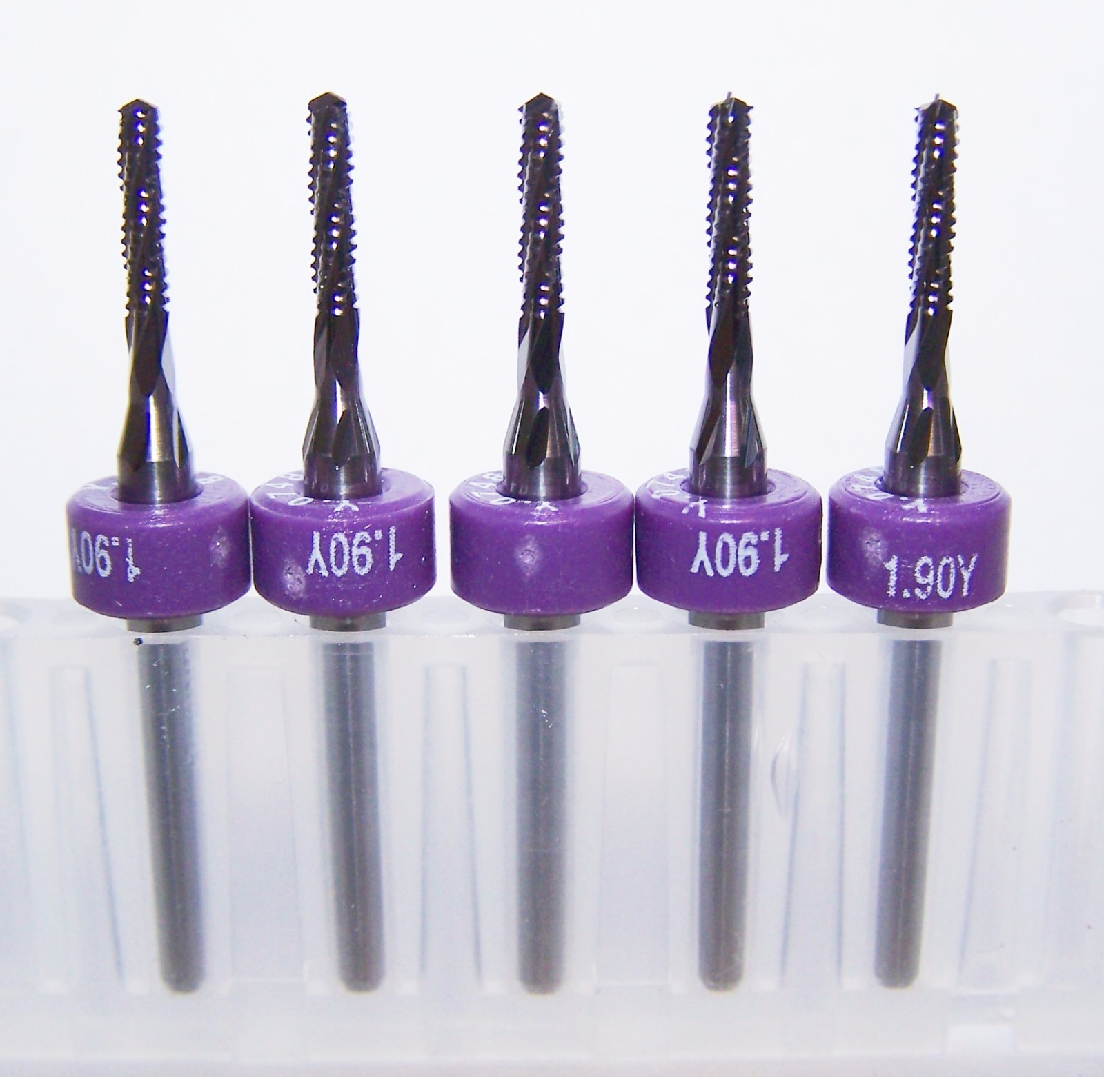 (5) 1.90mm (.0748″) CHIPBREAKER CARBIDE ROUTER BURRS, DP Kyocera 2300.0748.315D