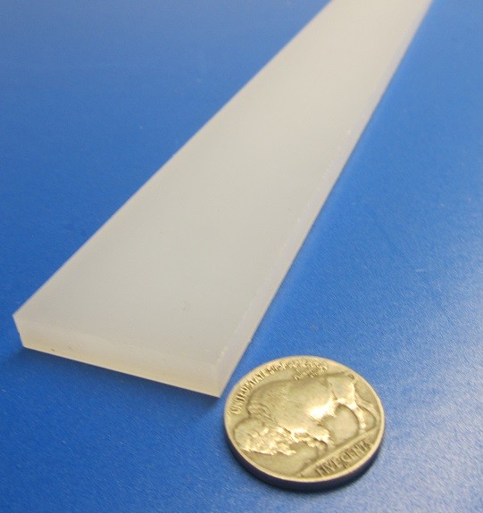 Polypropylene Bar 1/4″ (.250″) Thick x 1.25″ Wide x 48″ Long, 8 pcs, 32 feet
