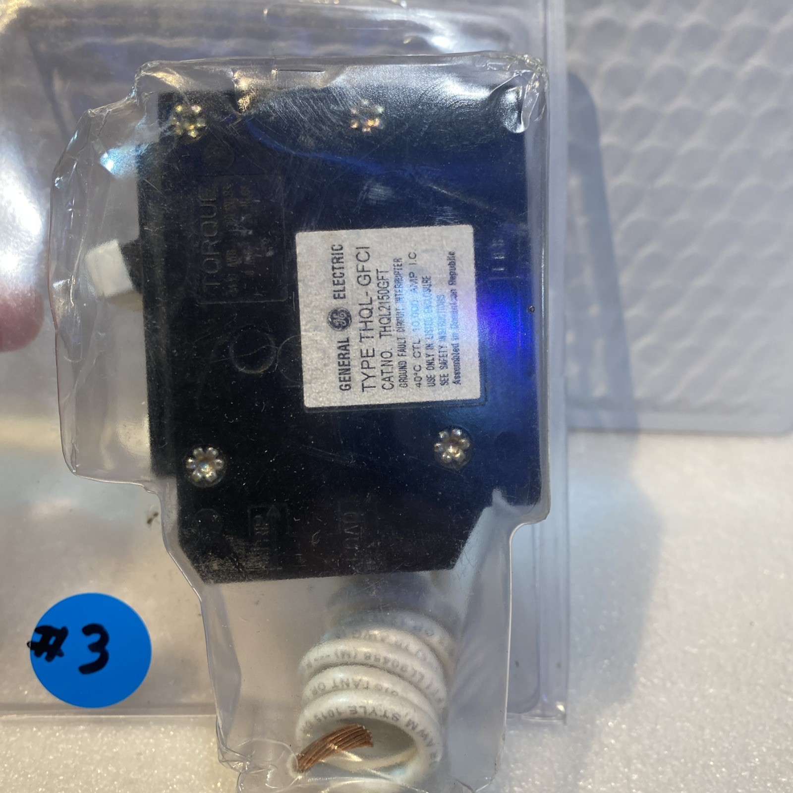 GE 50 Amp 240-Volts Double Pole Ground Fault Breaker with Self-Test